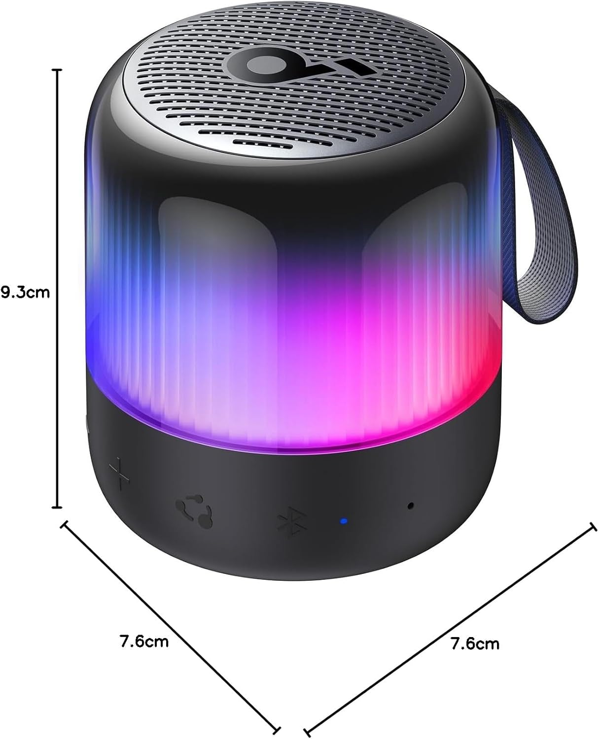 Glow Mini Bluetooth-Lautsprecher mit Lichtshow
