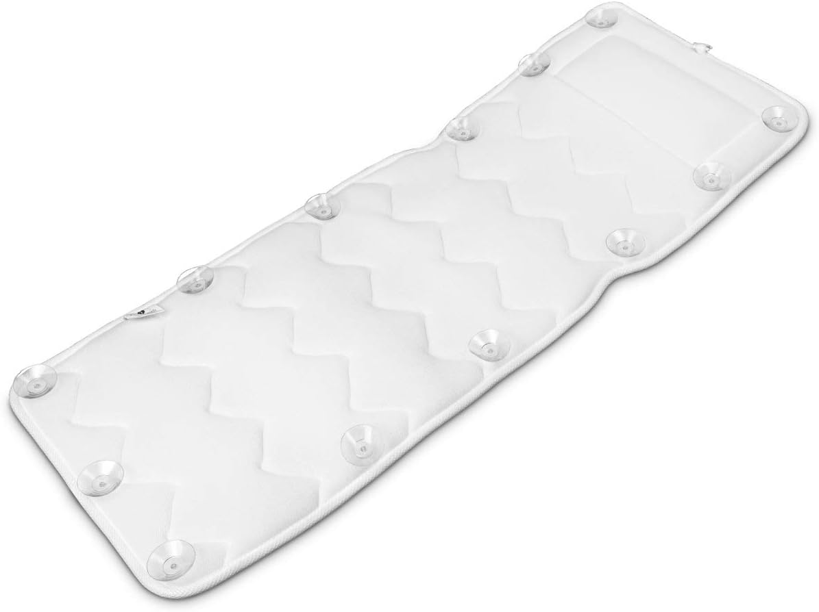 Badewannenmatte mit Kissen (125x42cm)