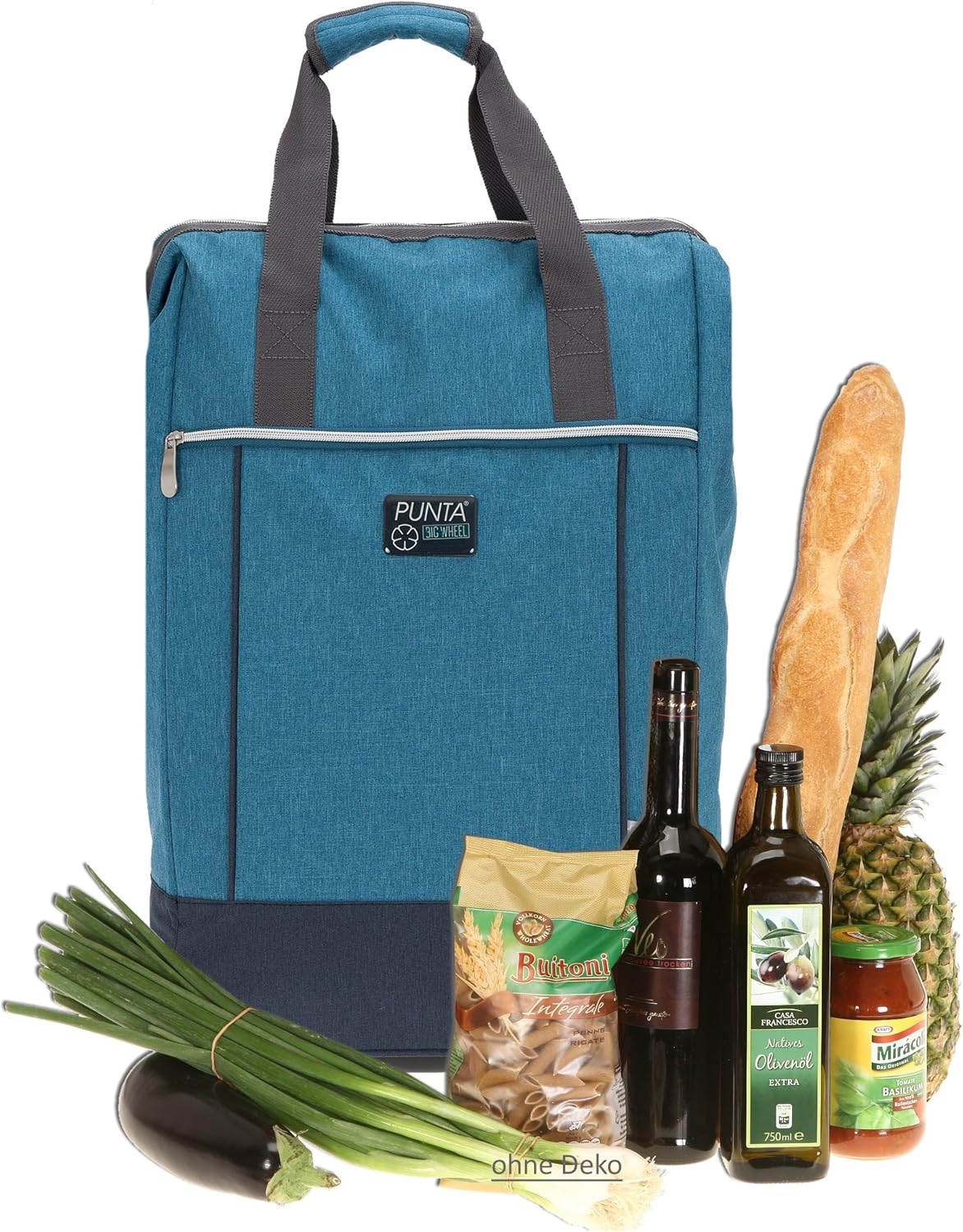 Grossrad-Einkaufsroller 10303 mit Thermotasche, Two Tone Blau 4600