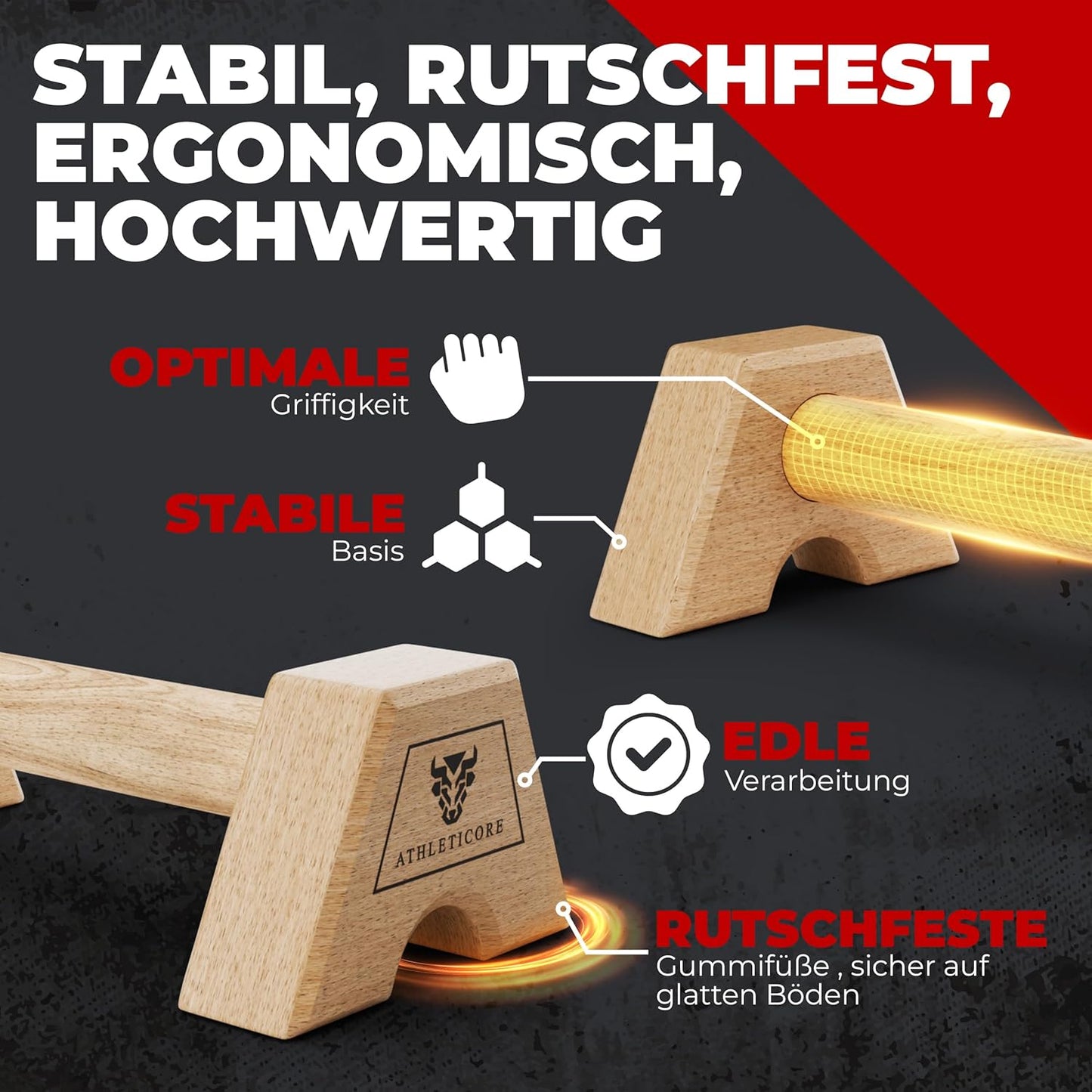2 x Liegestützgriffe