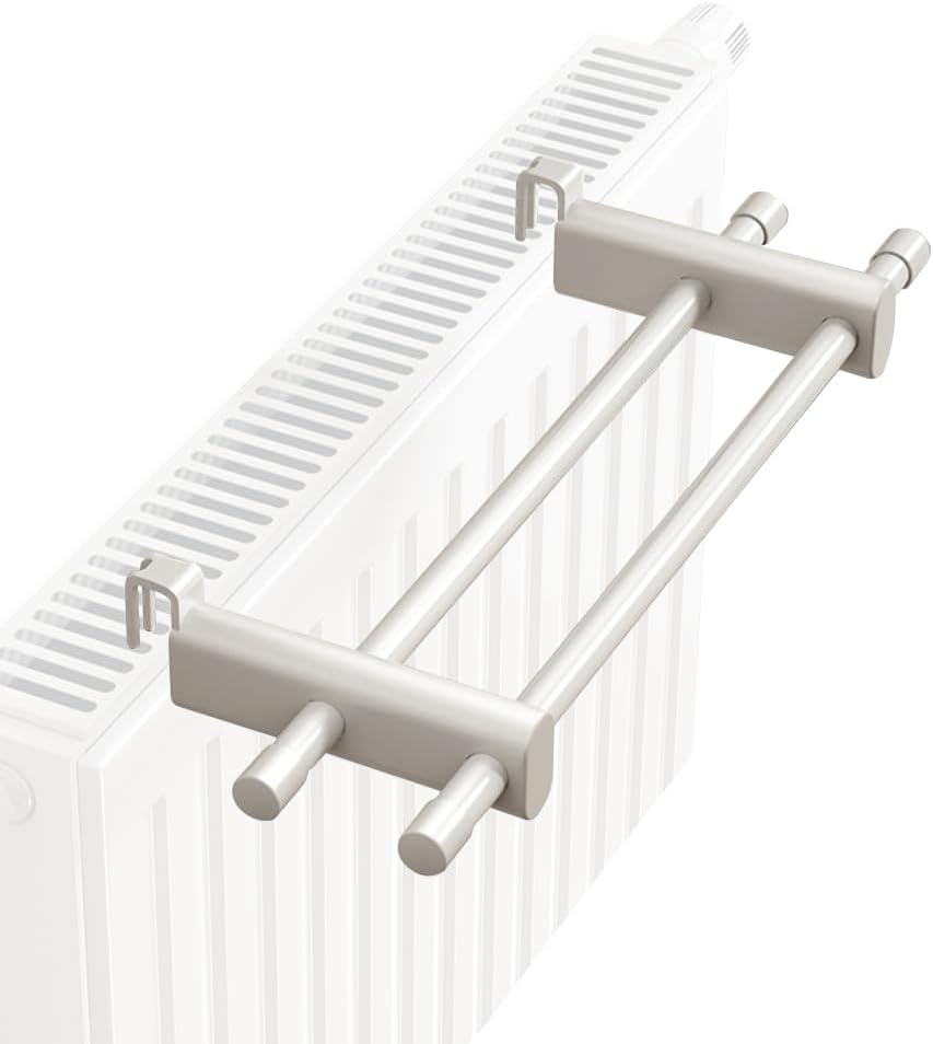 Heizkörper Handtuchhalter zum Einhängen, White 70cm