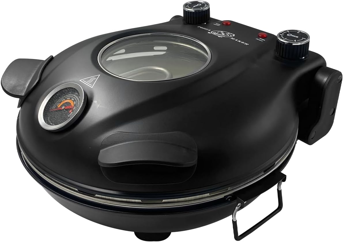 Elektrischer Pizzaofen, Schwarz