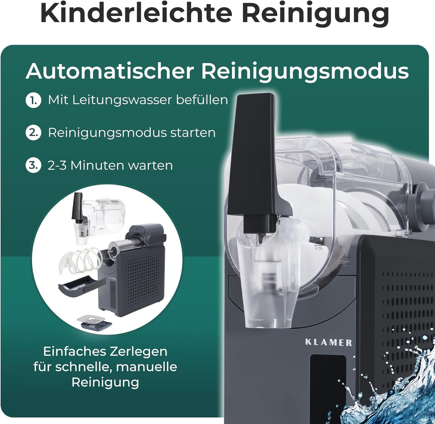 Slush Maschine, 2L Schwarz