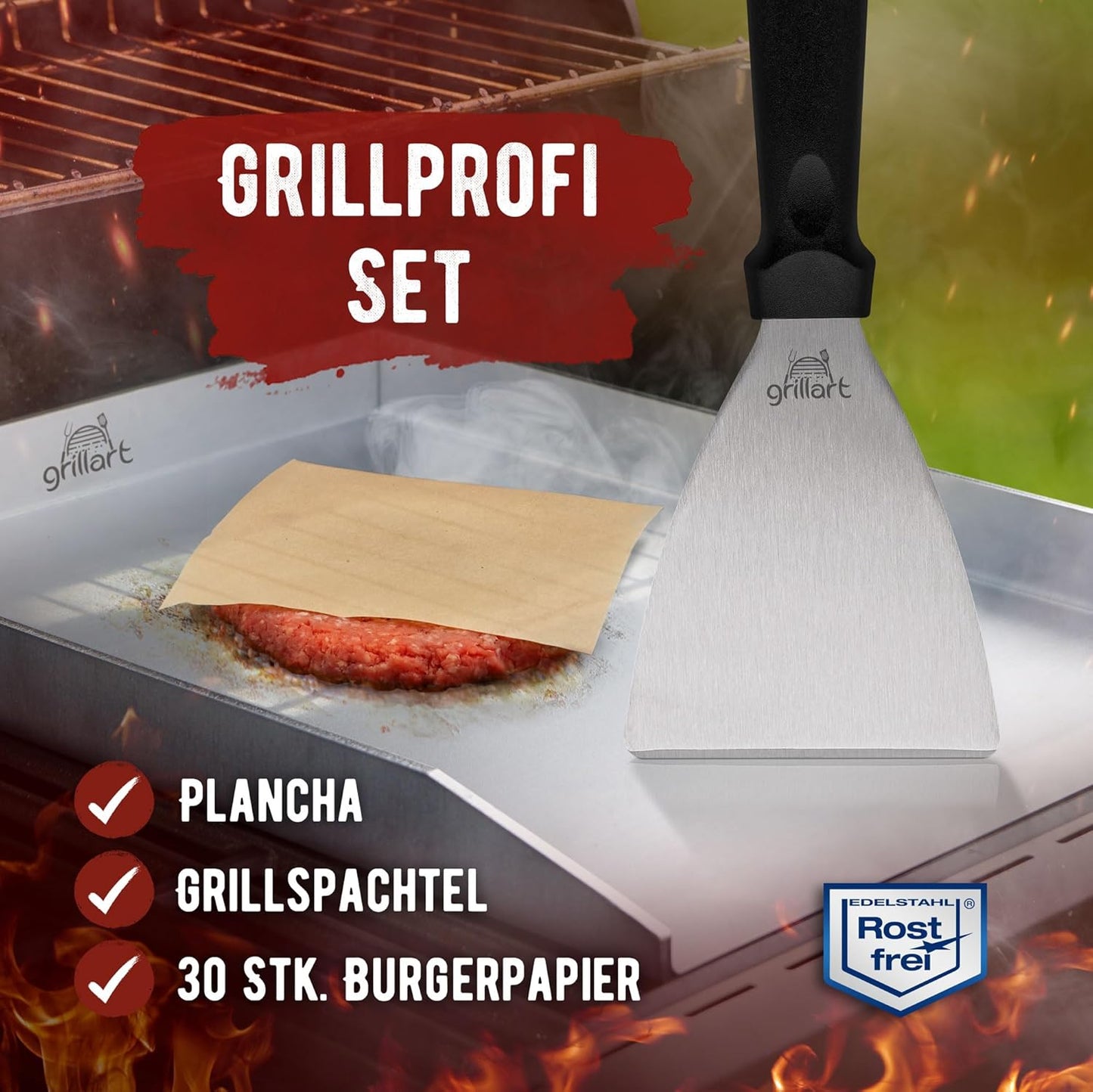 Plancha Grillplatte, 30x40cm - Universalgrösse