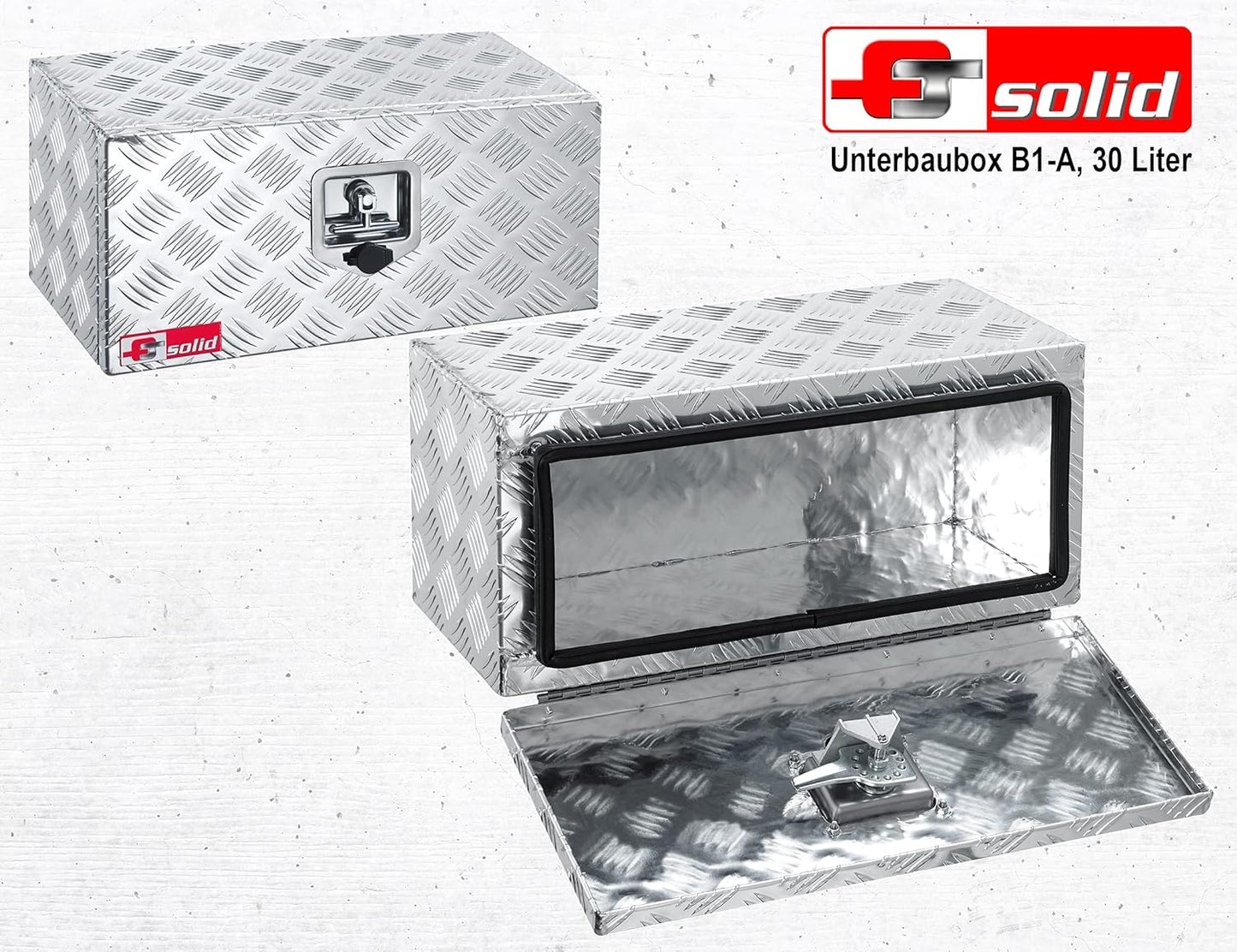 Unterbaubox Werkzeugkiste B1-A, abschliessbar, 30l Volumen, LxHxT=55,0x25,0x28,5cm
