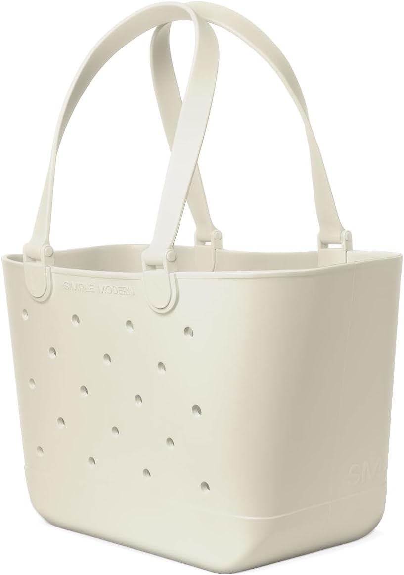 Wasserdichte Strandtasche, L Cream