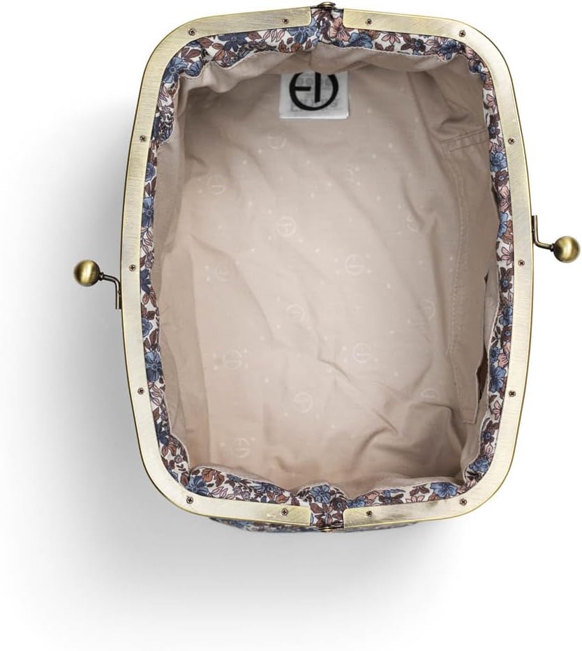 Kulturbeutel Zip&Go - Wickeltasche, Blue Garden
