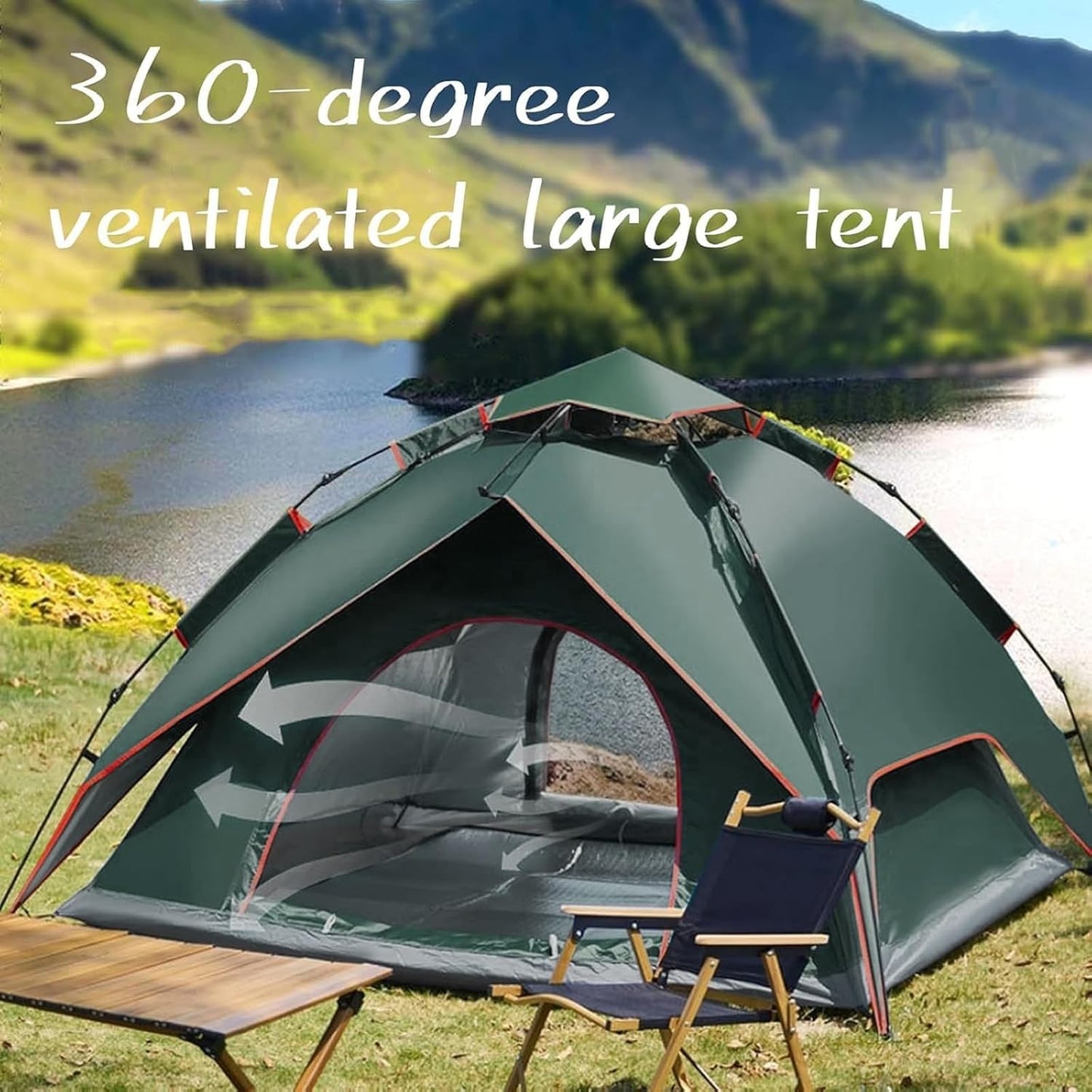 Pop-up Campingzelt für 2-3 Personen, wasserdicht