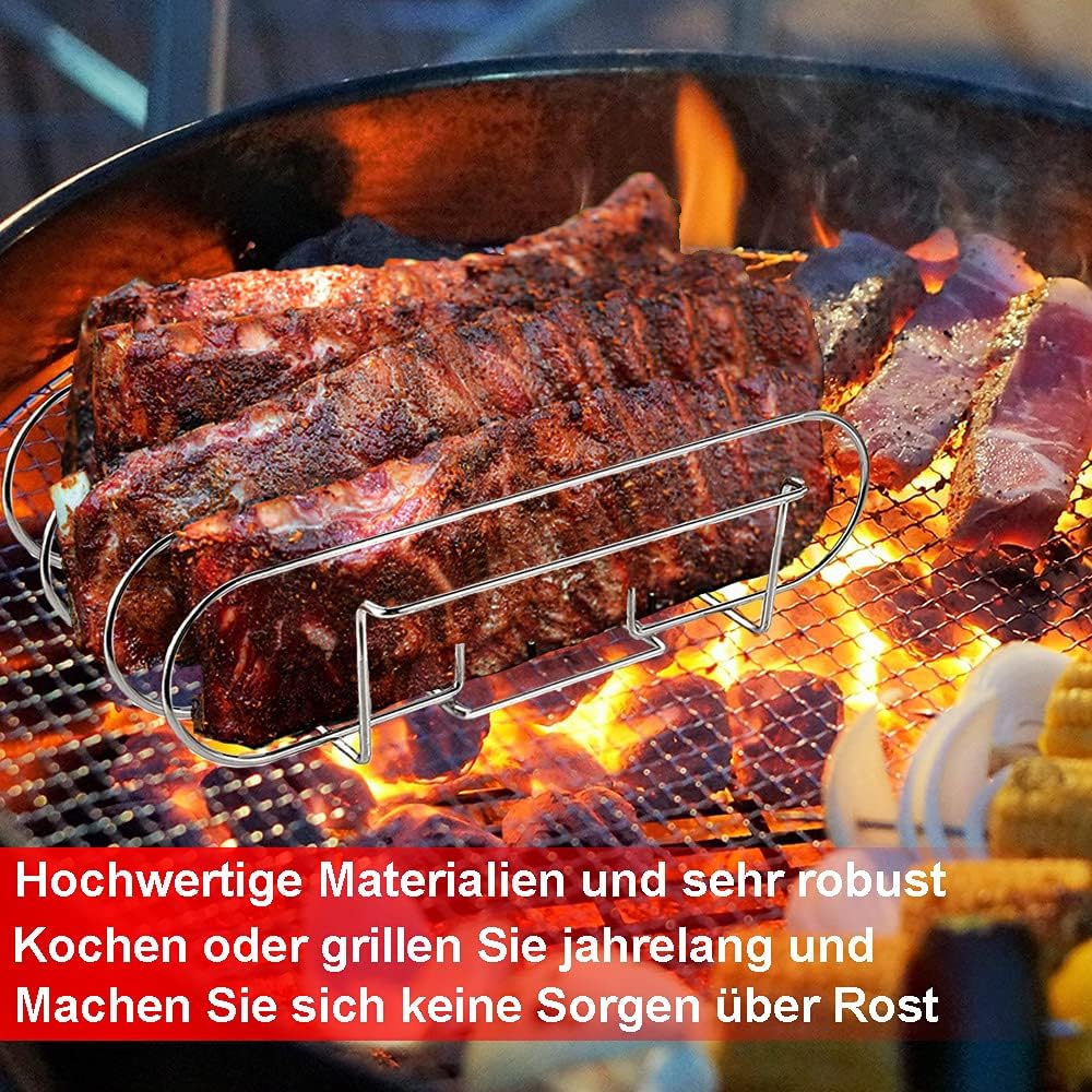 Spareribs-Halter für 5 Rippchen