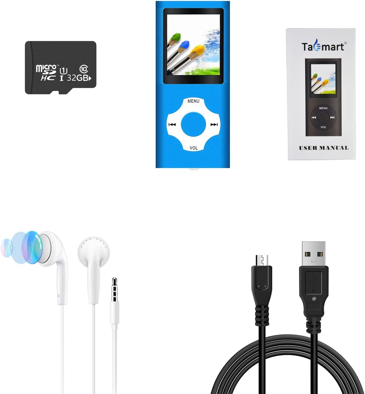 Mediaplayer, Blau