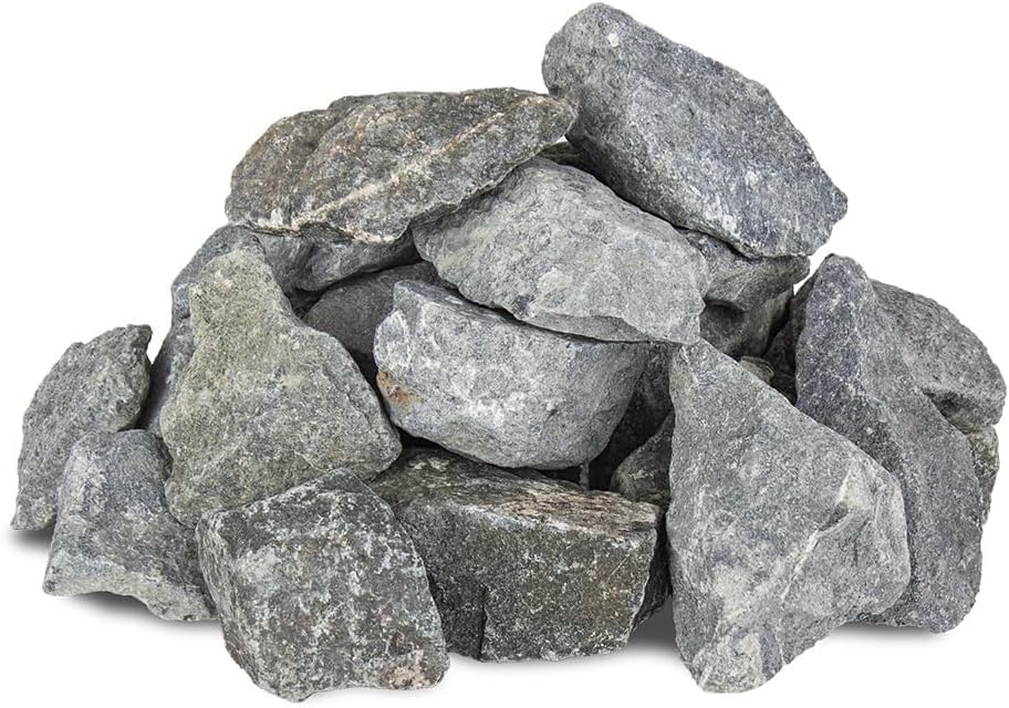 Saunasteine Set, vorgewaschen, 20 kg, 50-80 mm