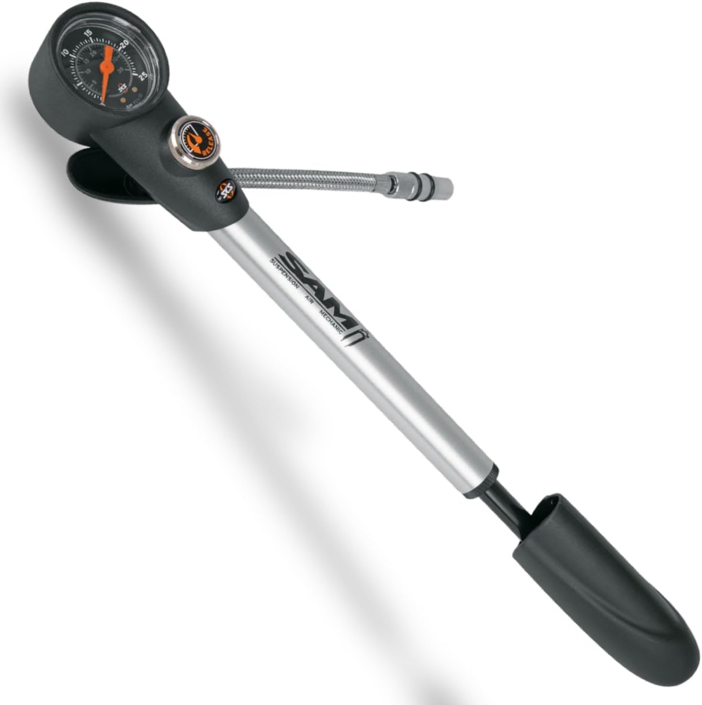 Dämpferpumpe Sam mit Präzisionsmanometer (max. 25 bar), Single
