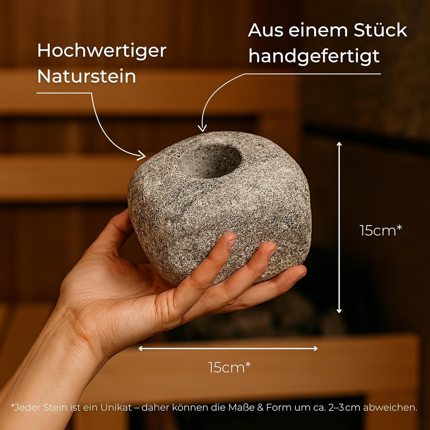 Dampfstein für Sauna
