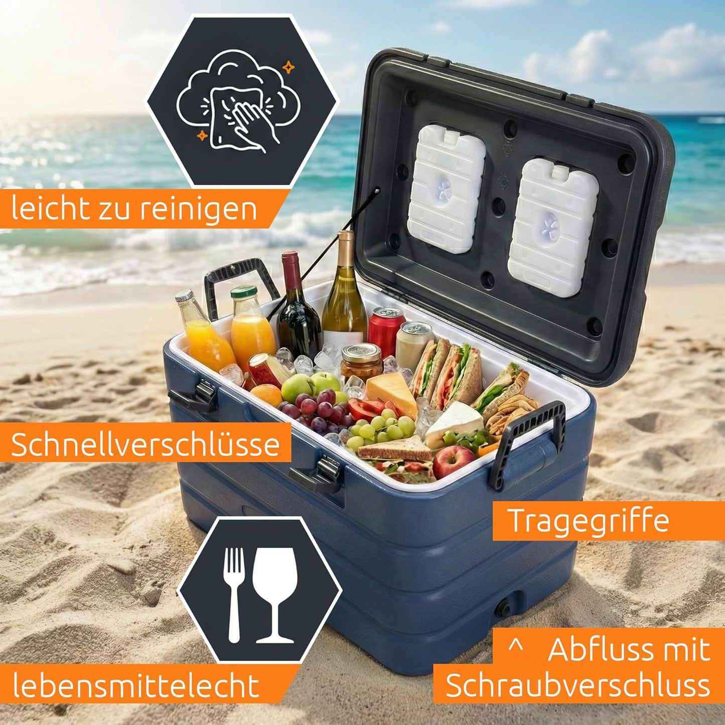 Coolah Kühlbox, 60 Liter, 60 Liter