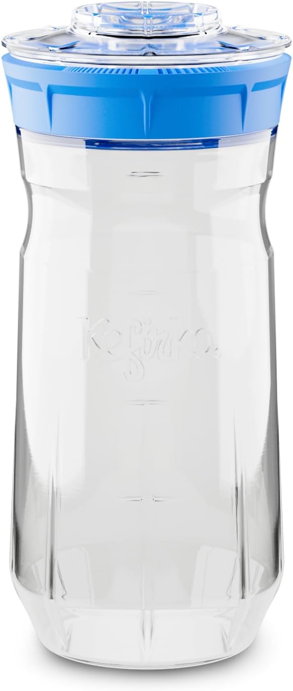 Fermentations-Set für Milch- und Wasserkefir (1,4L), Blau