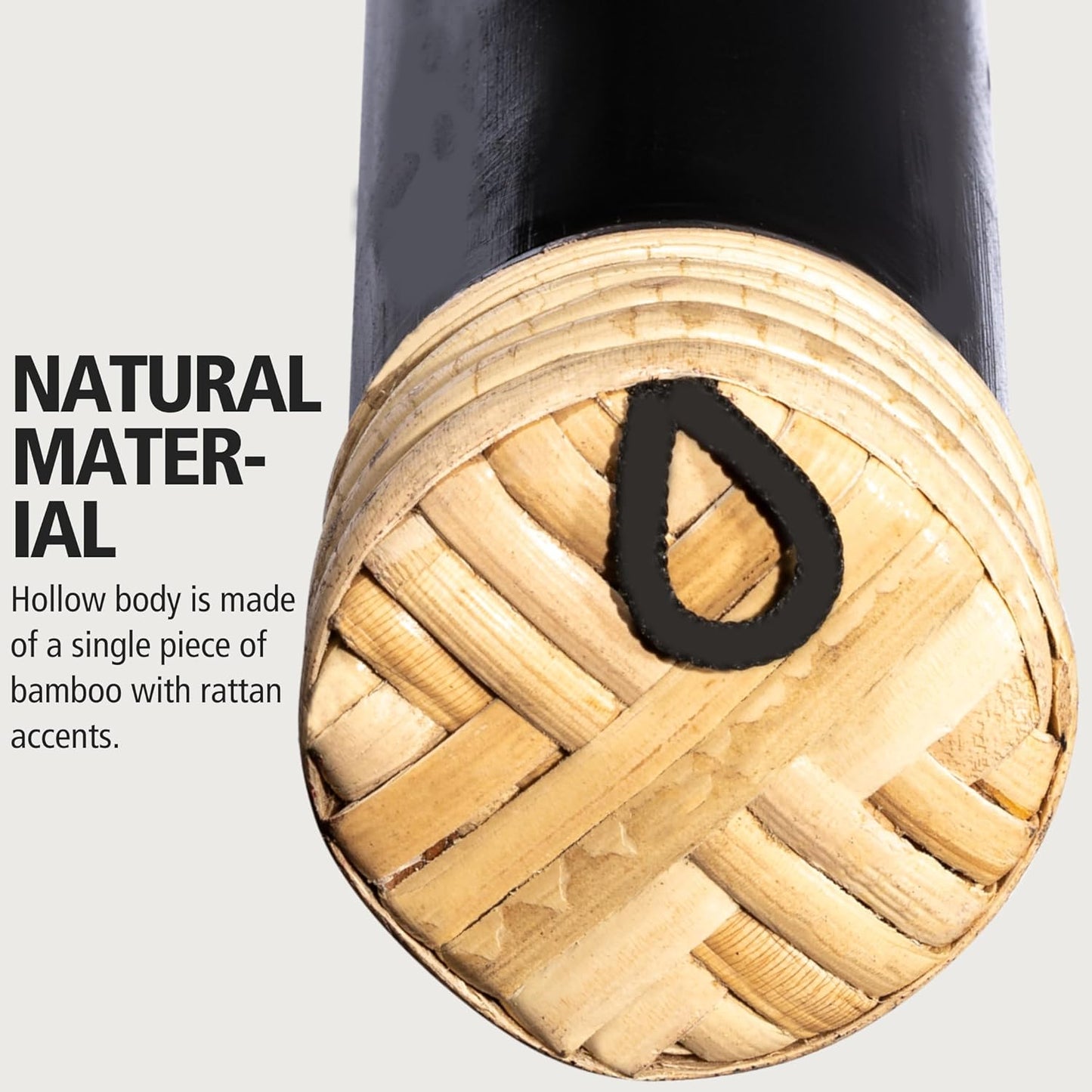 Bamboo Rainstick, 39 zoll Mehrfarbig