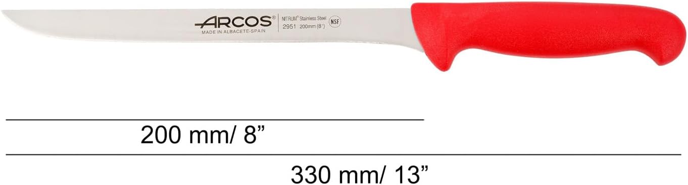 Serie 2900 Filetmesser, 20 cm Rot