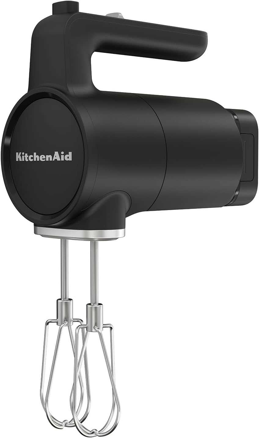Kabelloser Handmixer mit Akku, Schwarz - mit Akku
