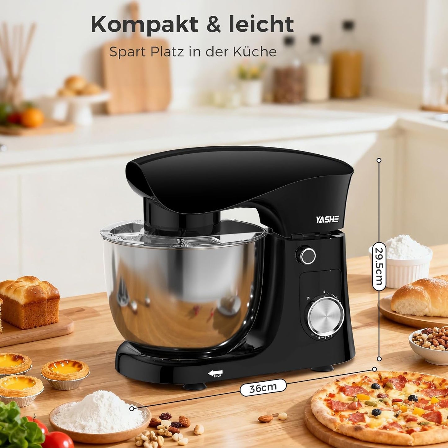 Küchenmaschine mit Zubehör
