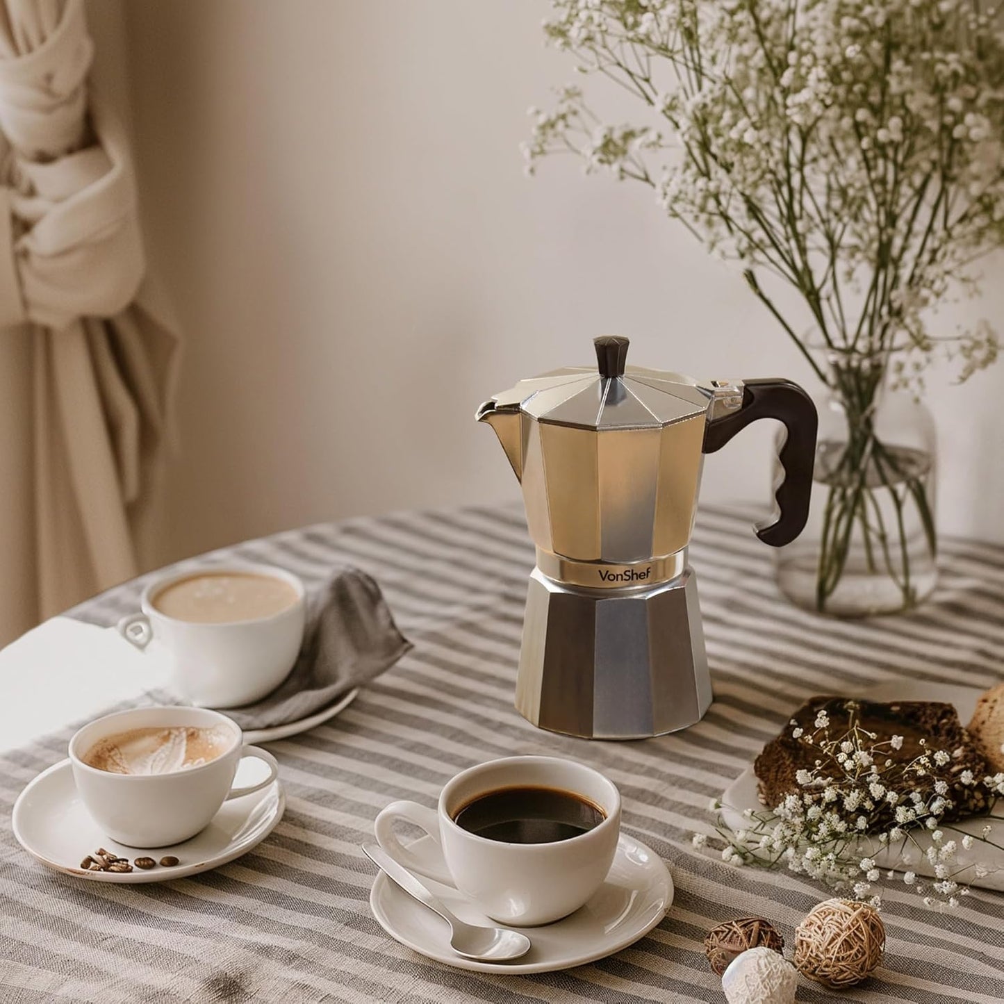 Espressokanne für Herd, 450ml / 9 Tassen