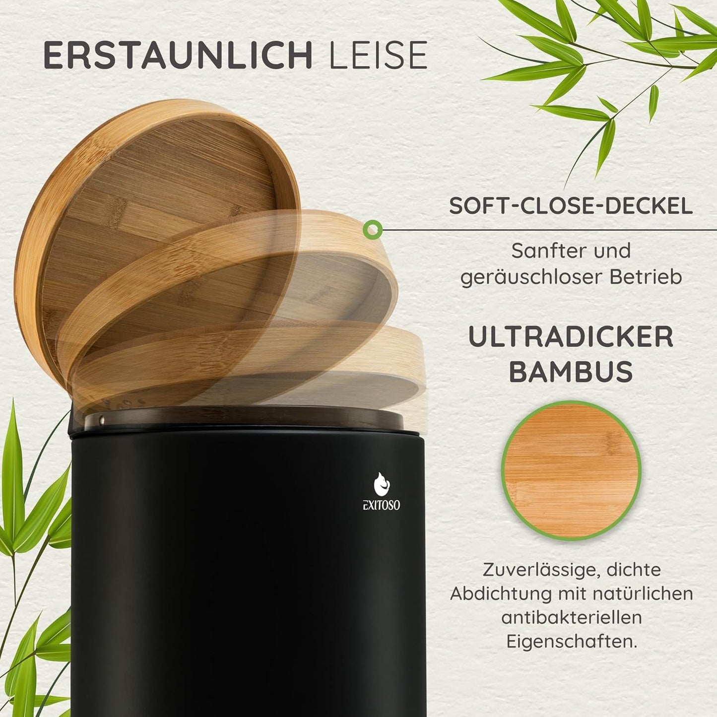 Kosmetikeimer, Schwarz