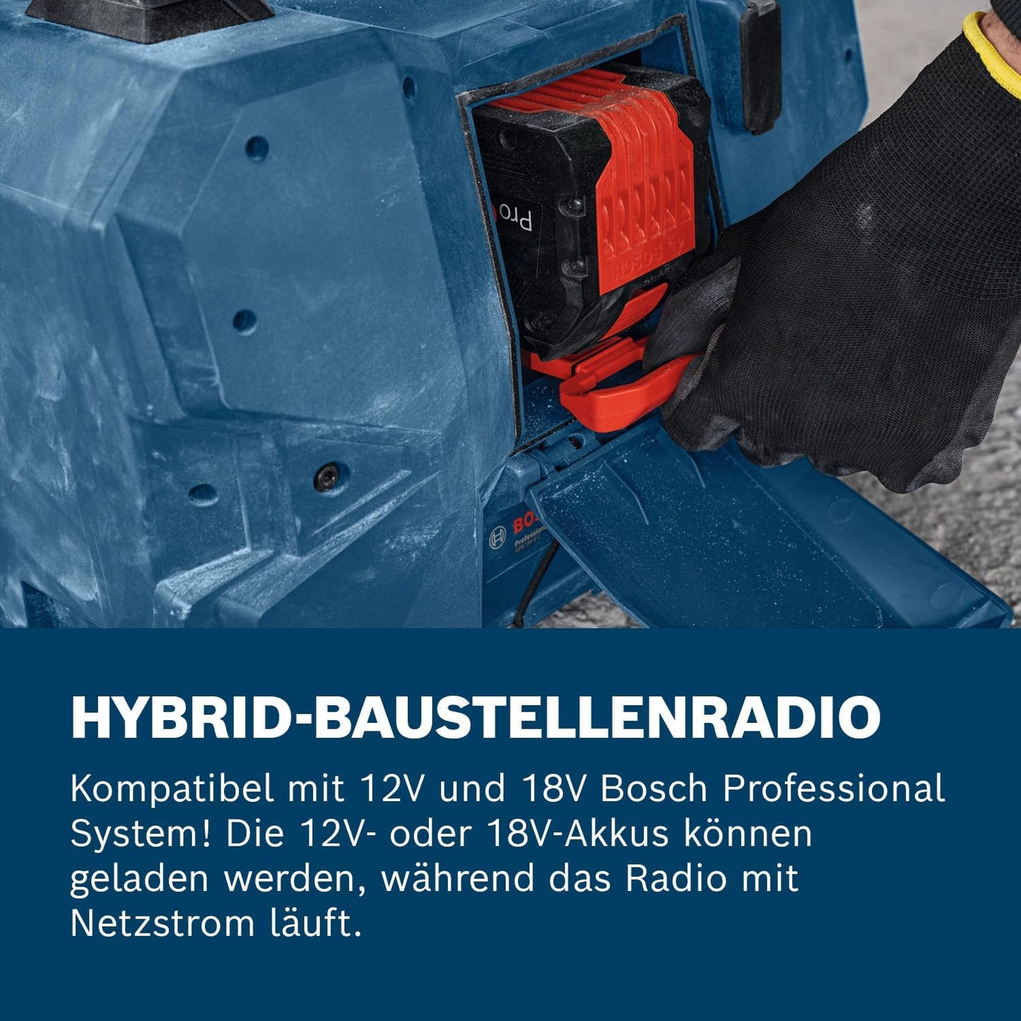 Akku-Baustellenradio GPB 18VH-6 SRC