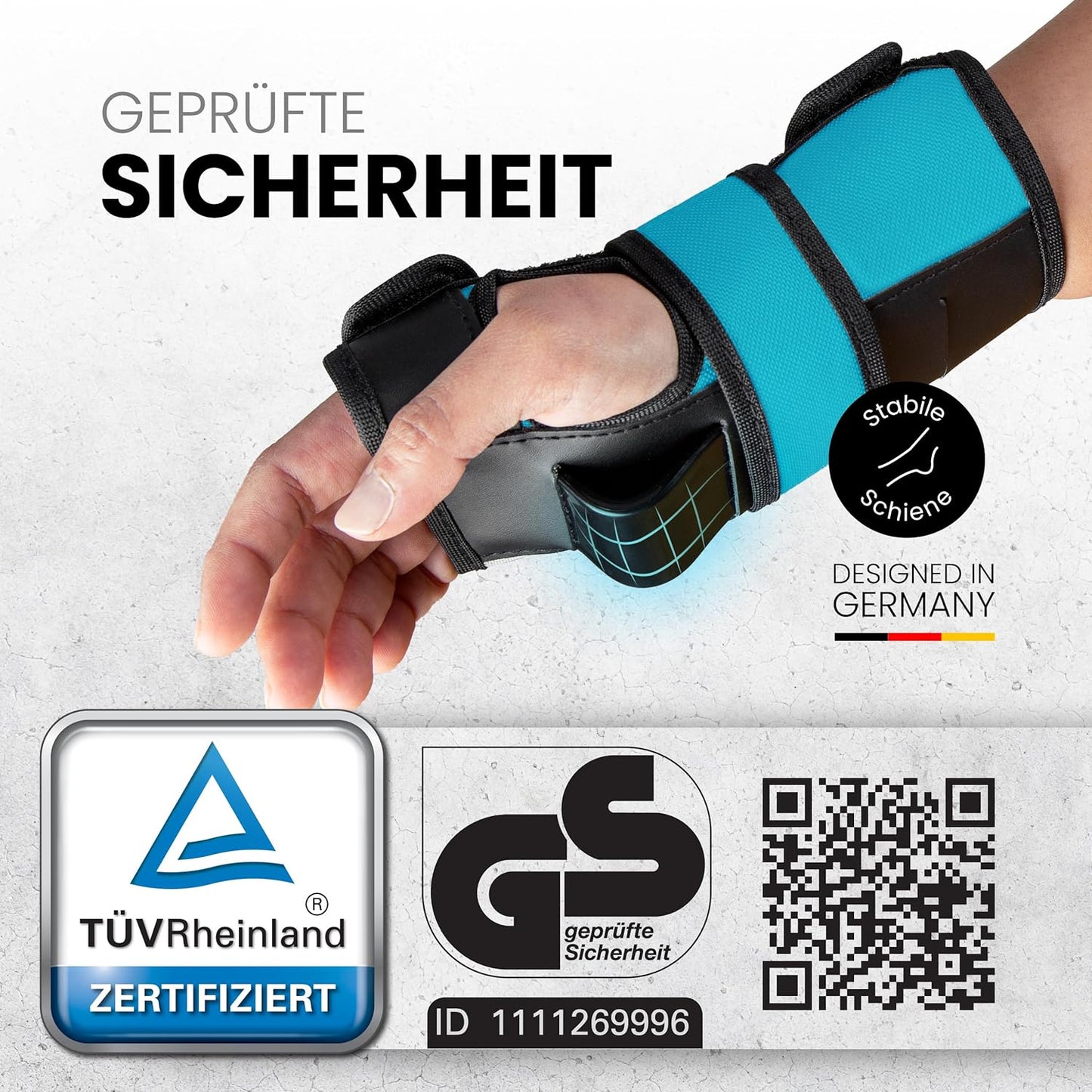 6-teiliges Protektoren-Set, LIGHT BLUE|M - Jugendliche ab 12 Jahren