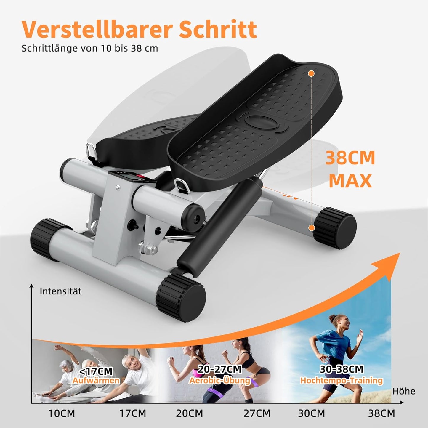 Mini Stepper für Zuhause, Stepper 6201LEN