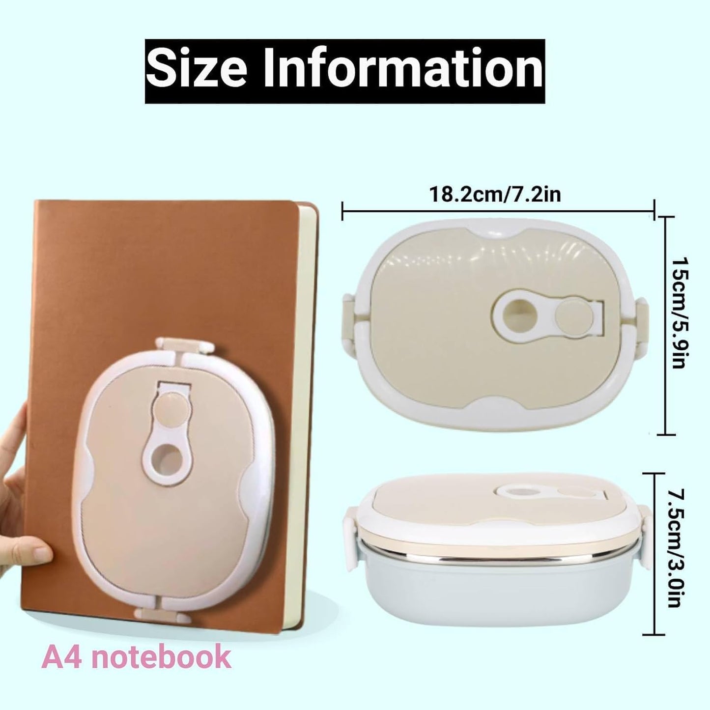 Lunchbox für Arbeit, Schule & Picknick, 900ml
