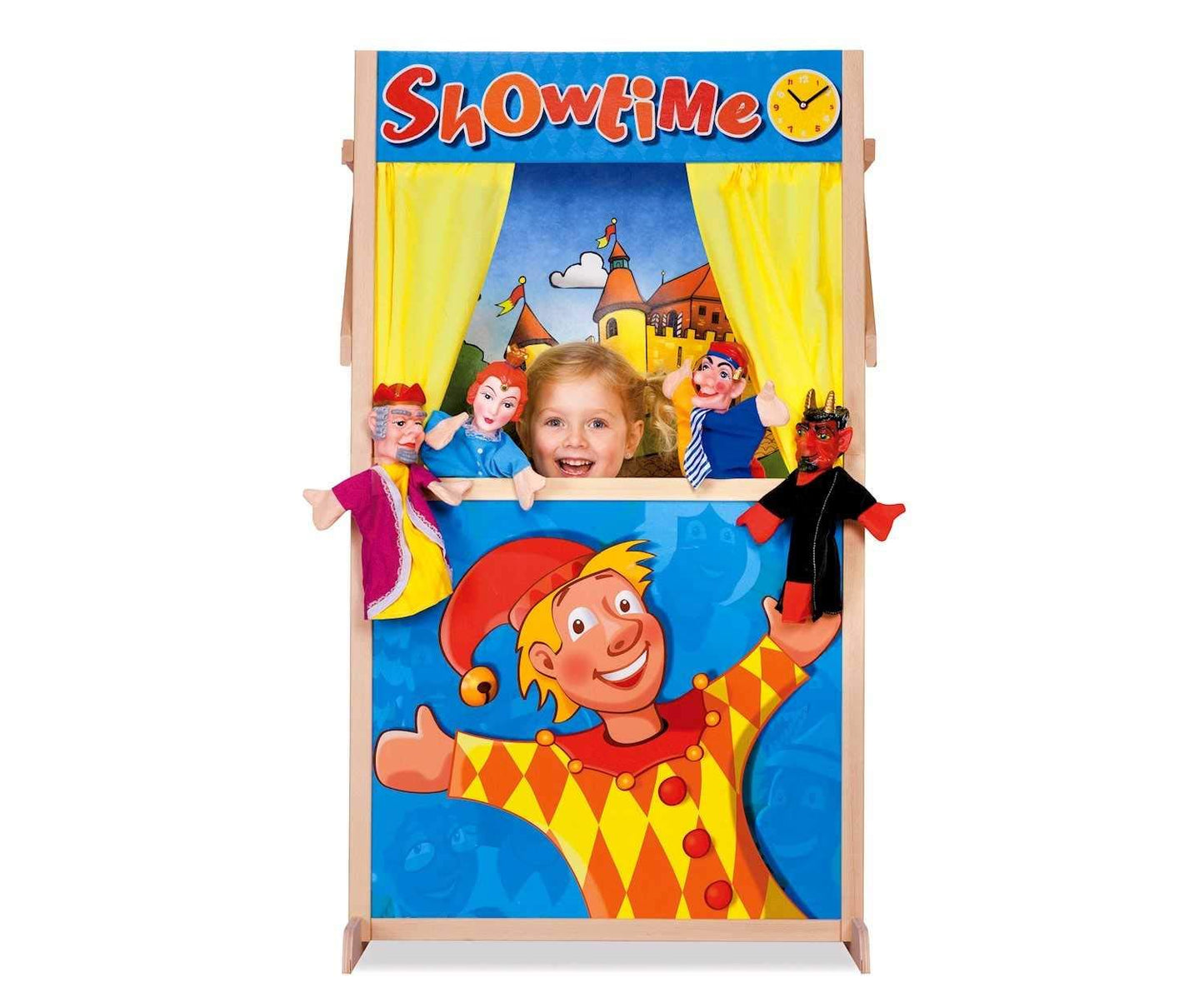 Stand-Kasperletheater mit 2 Hintergründen
