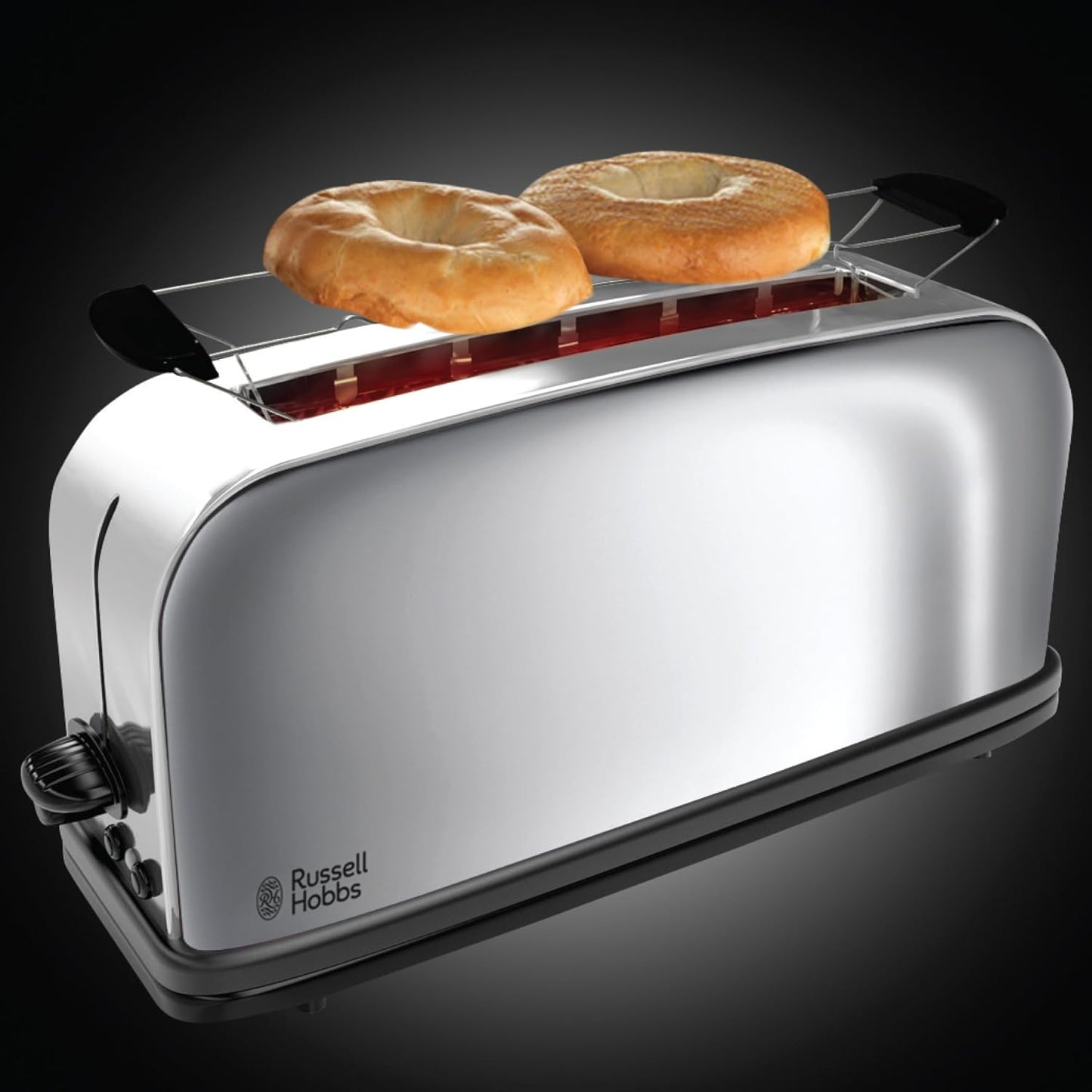 Langschlitztoaster Victory, Edelstahl Chrom