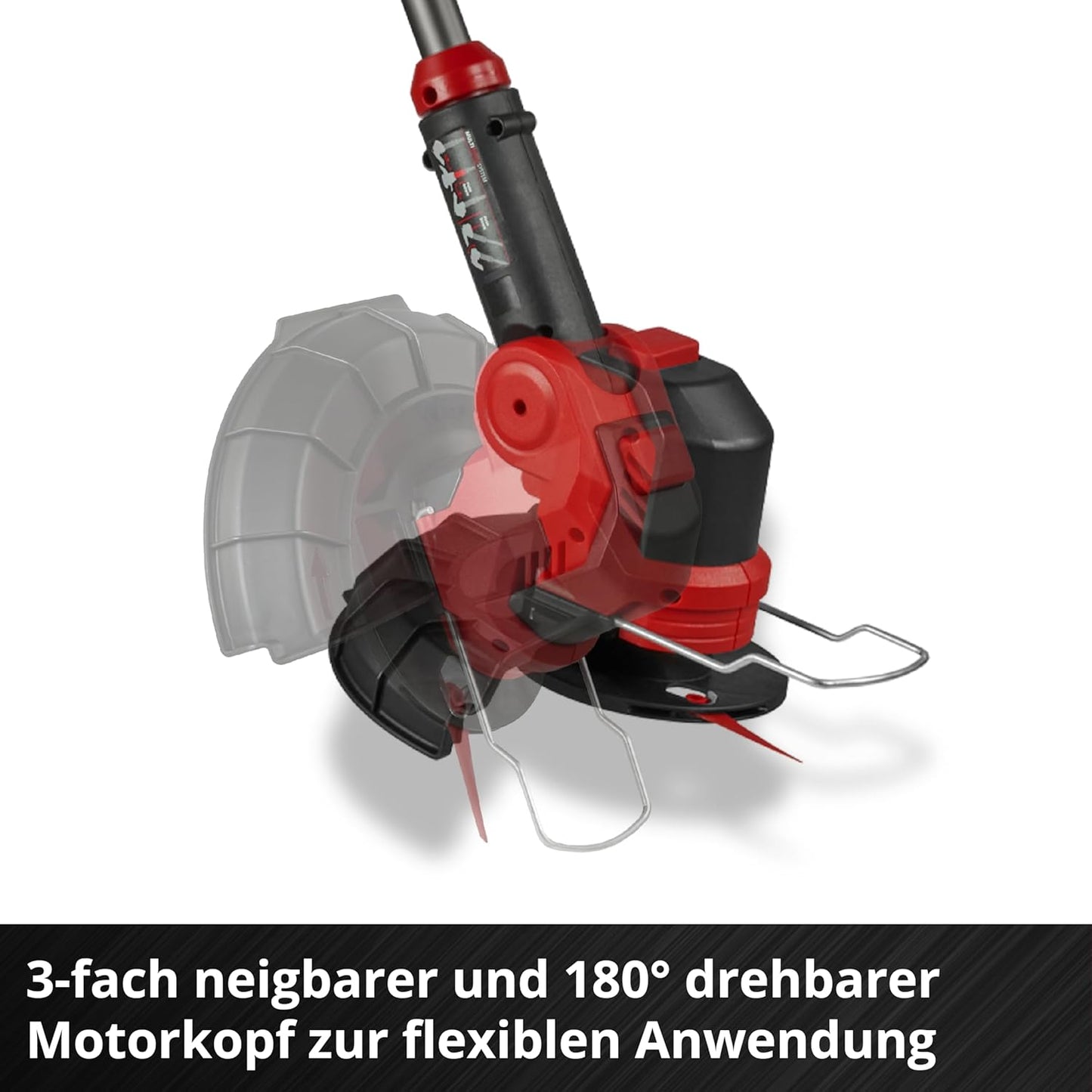 Akku-Rasentrimmer GE-CT 18/25-1 Li-Solo, Neues Modell – inkl. Ersatzmesser & Spule