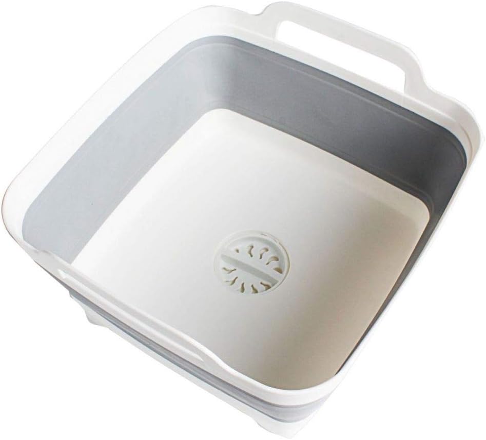 Klappbares Waschschüssel mit Bodenablauf