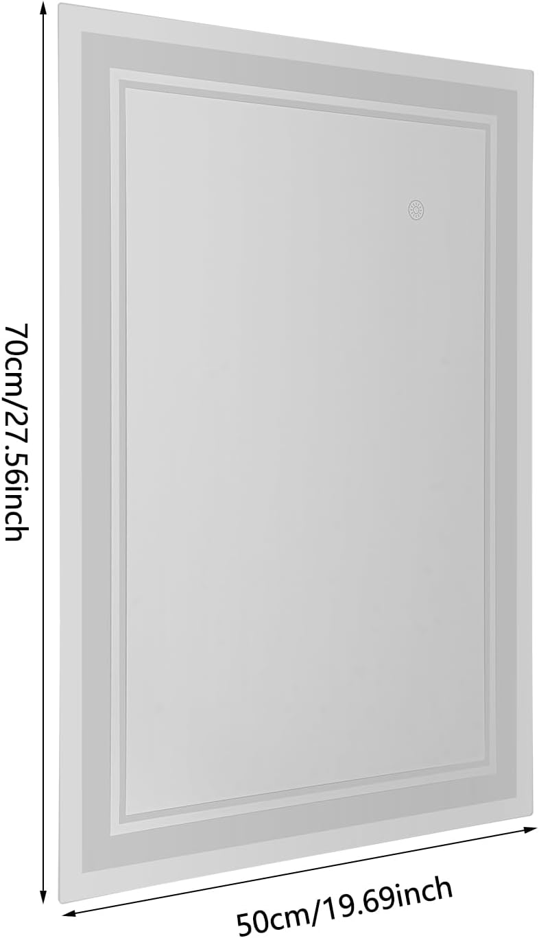 Badezimmerspiegel mit LED-Beleuchtung