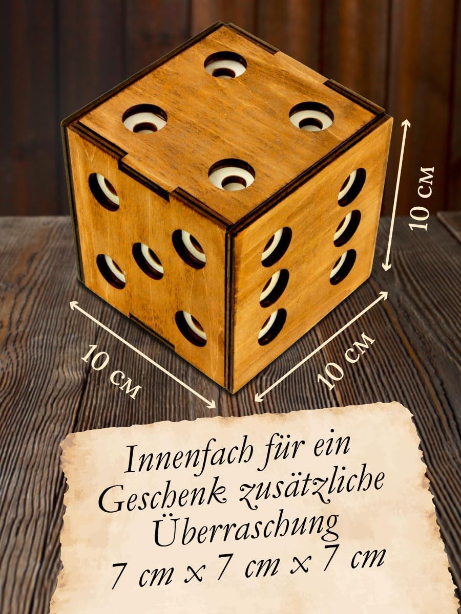 Würfel Geheimbox Leonardo da Vinci Kollektion 5/6 Schwierigkeit