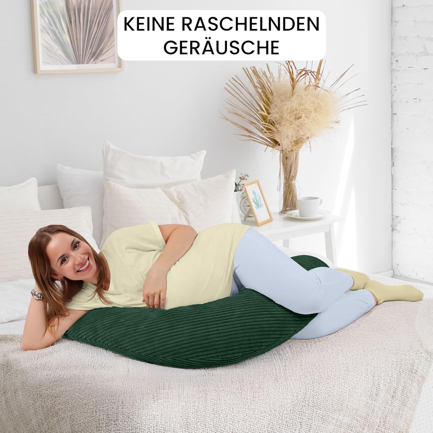 Stillkissen XXL, Schattenwald Stillkissen 170 cm