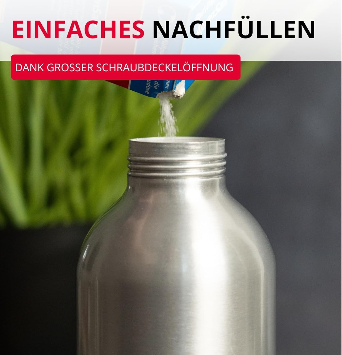 2-teiliges Gastro-Salzstreuer-Set Omega, Silber/Transp.-2-er Pack