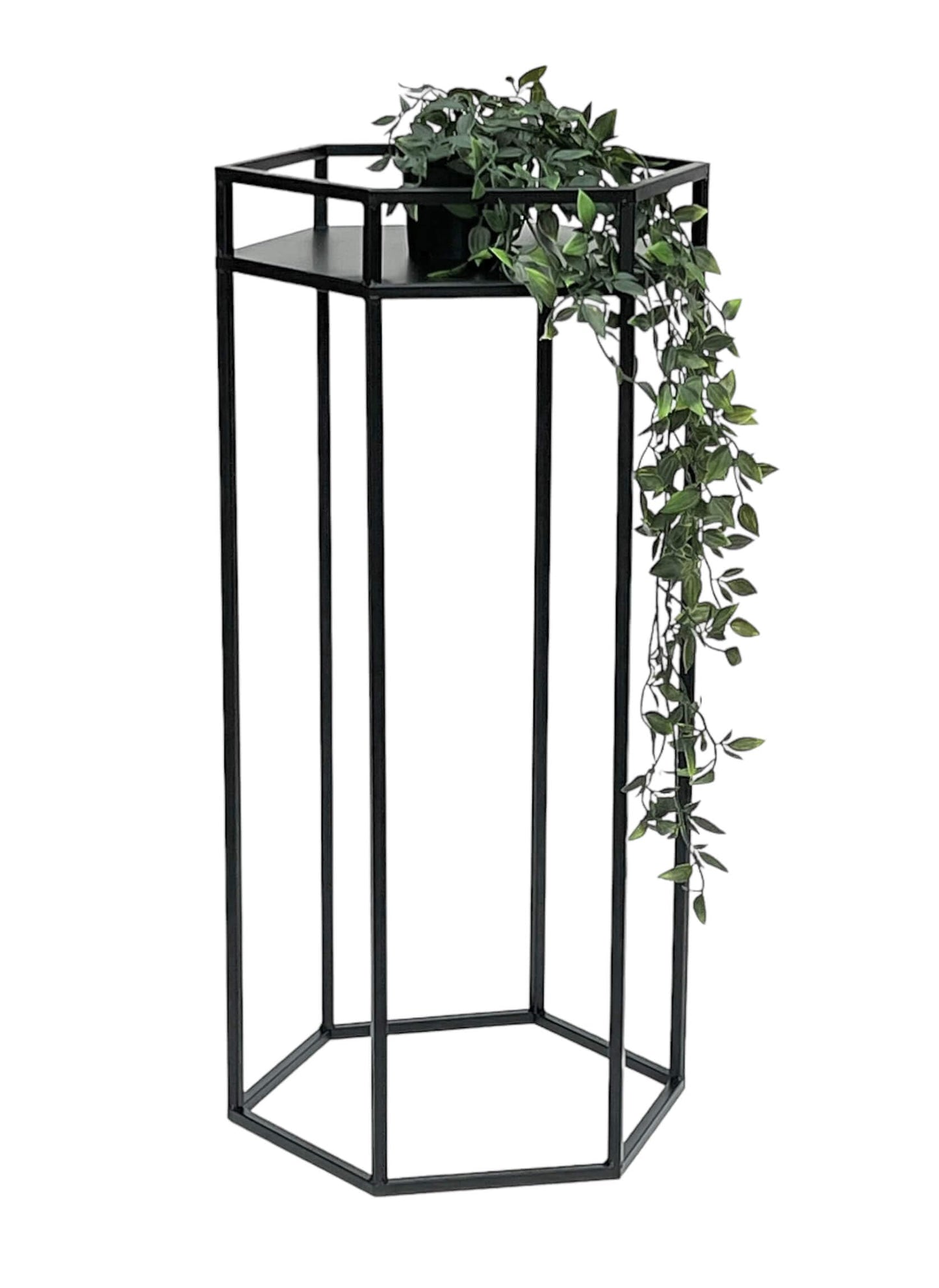 6-eckiger Blumenhocker, Höhe: 70 cm / L
