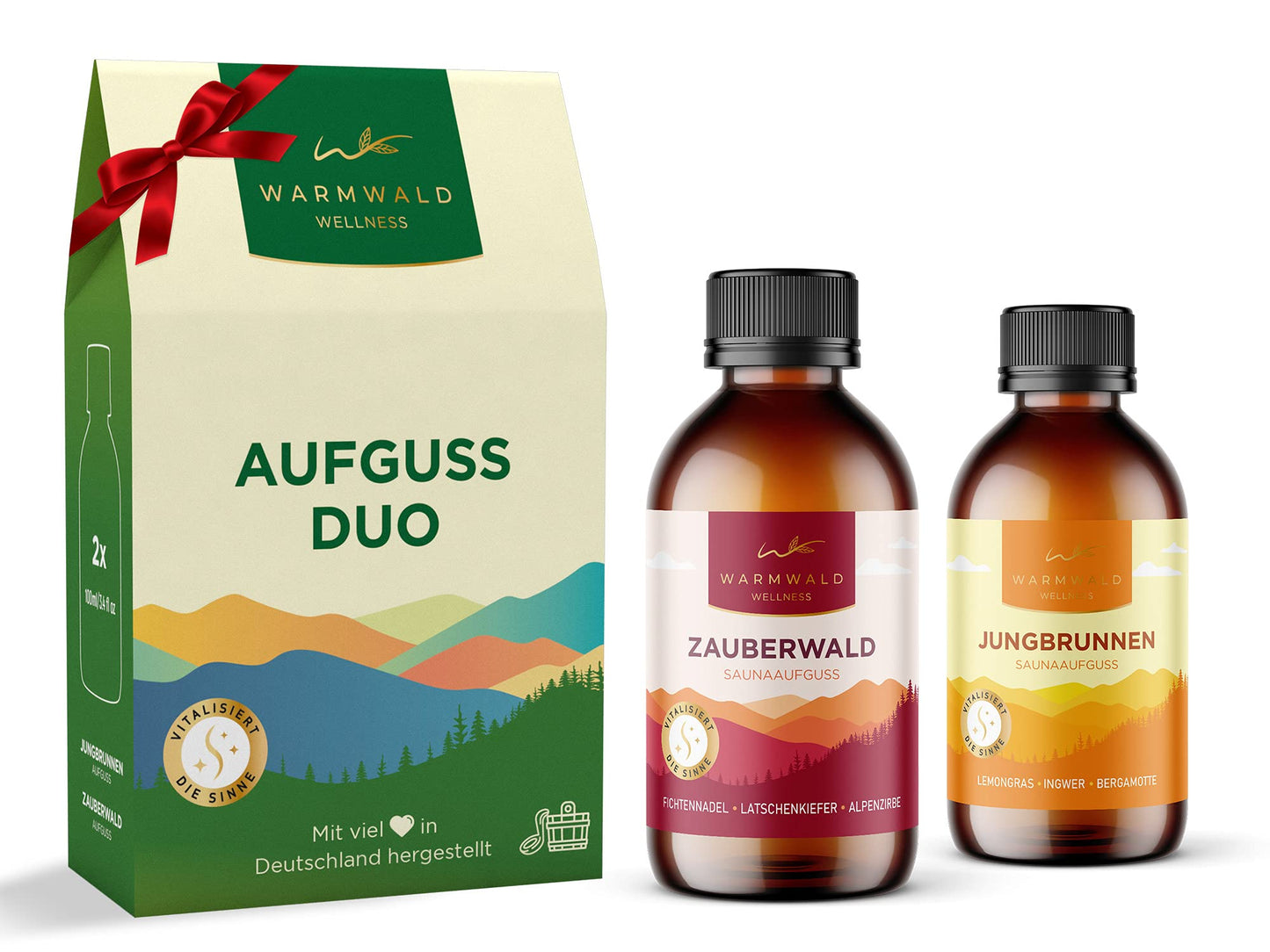 Saunaaufguss, Warmwald Duett - 2 x 100 ml