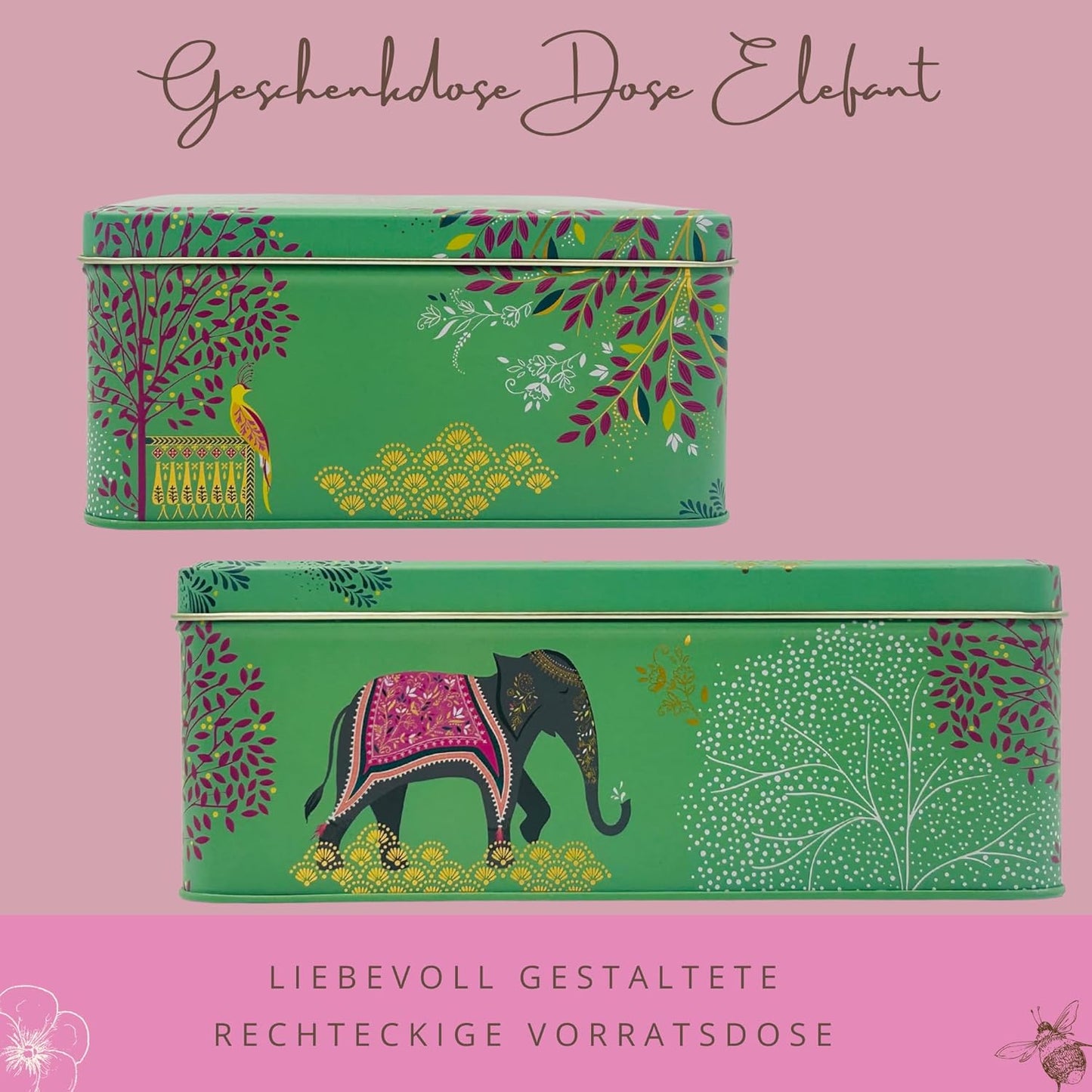 Keksdose mit Motiv Elefant, Elefant