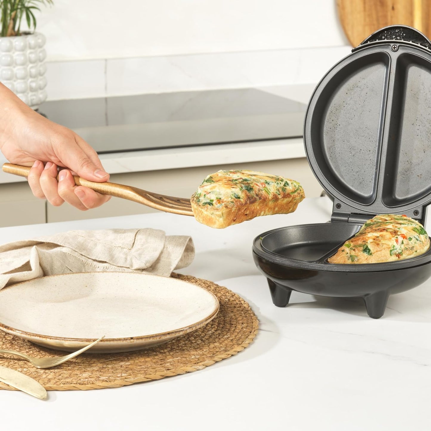 Dual-Omelettmaker, EU Stecker