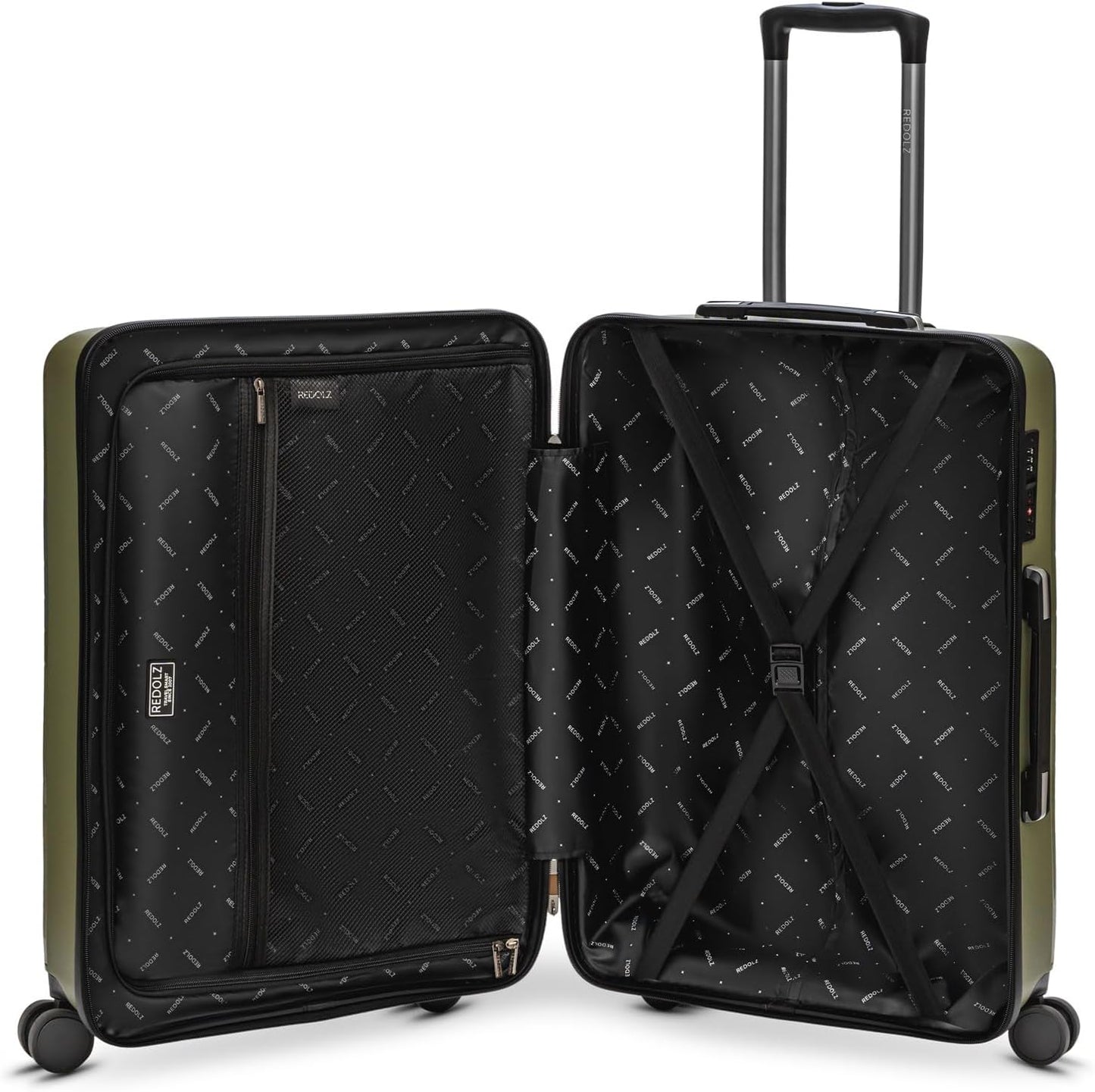 Essentials 05 MEDIUM 4 Rollen Trolley 67 cm, Dark-olive / Koffer M (67 cm)