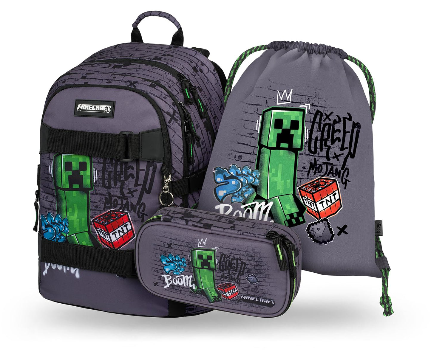 Schulrucksack-Set Minecraft, Minecraft