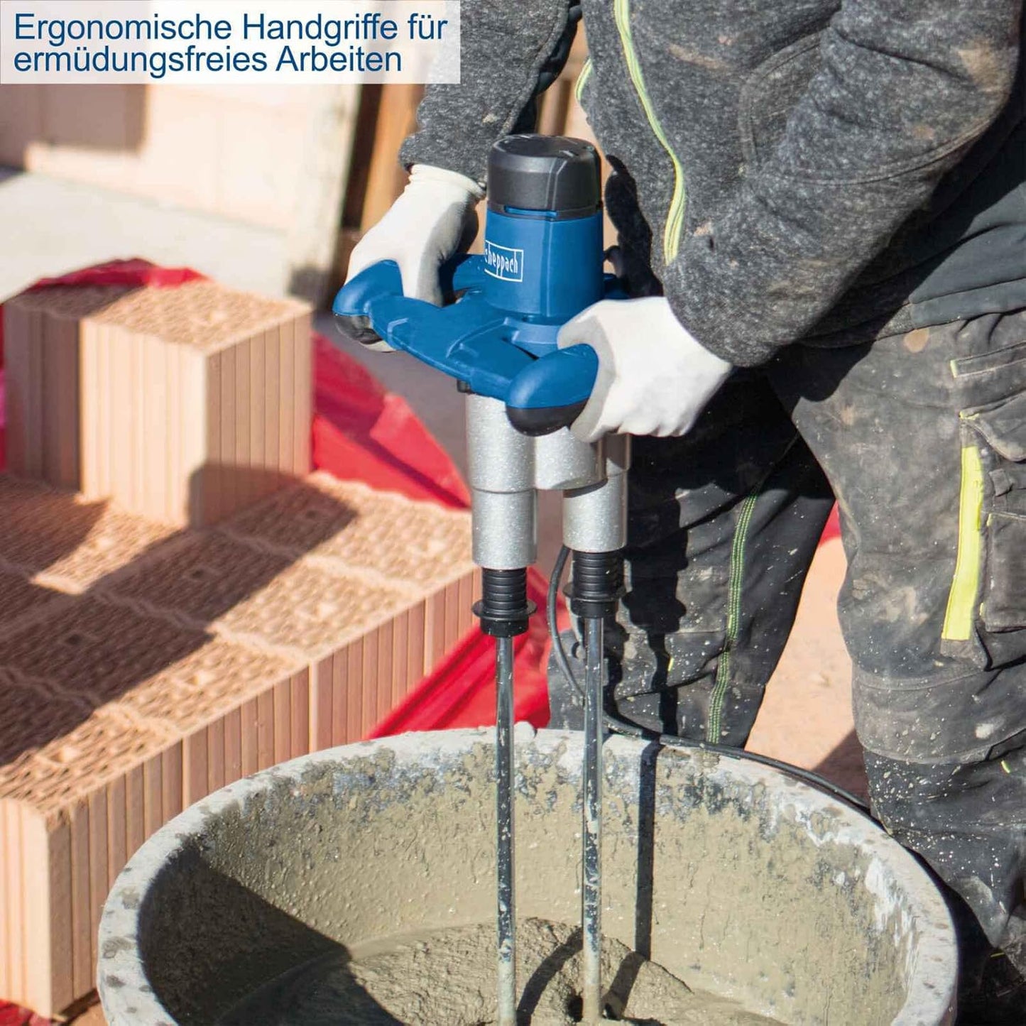 Doppel Rührwerk PM1800D mit 2-Gang-Getriebe