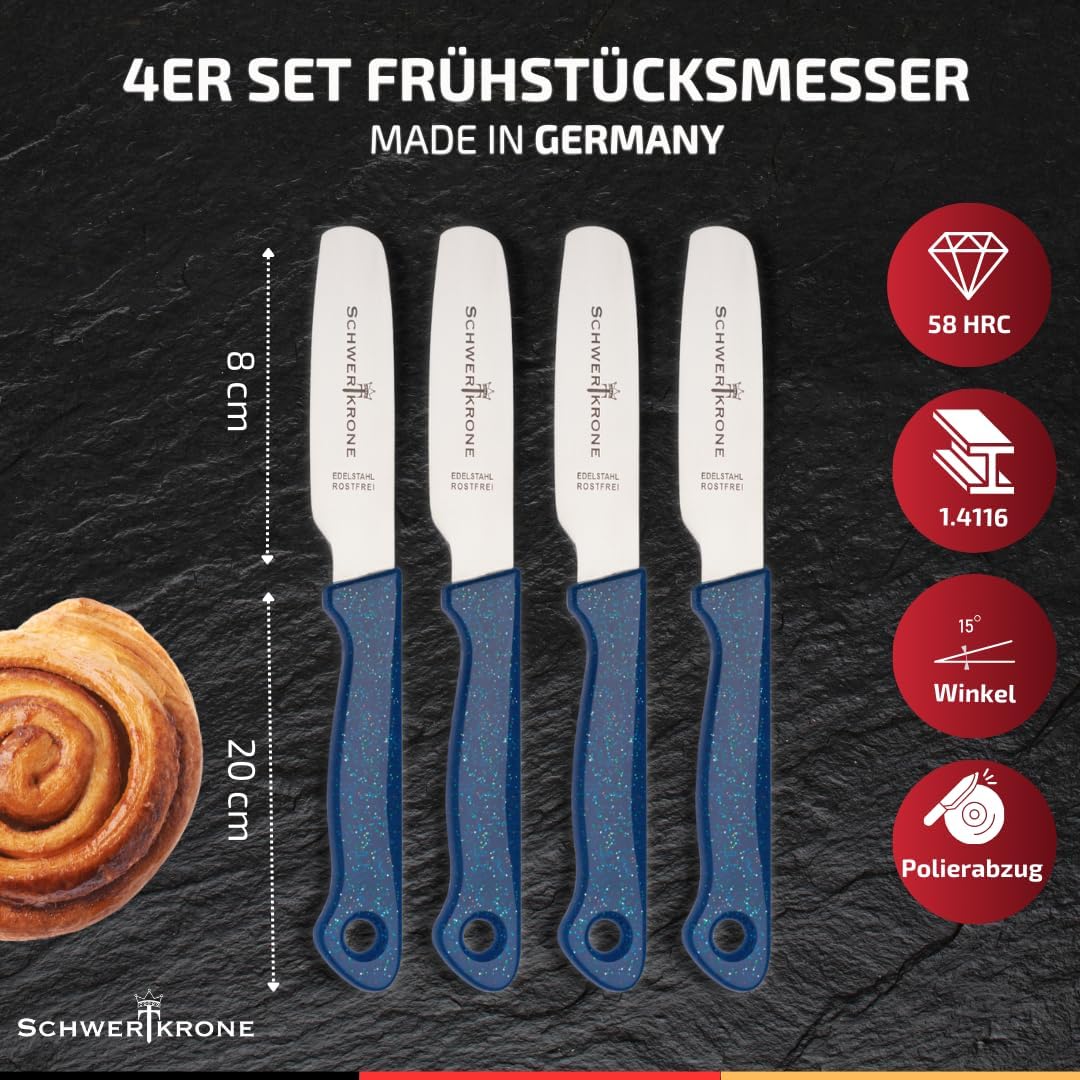 4er-Set Brötchenmesser, 4-Stück