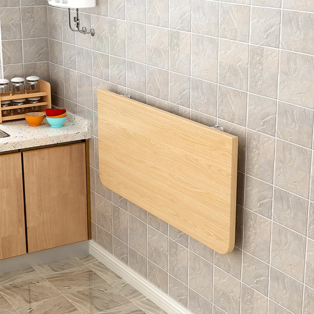Klapptisch zur Wandmontage, Farbe Walnuss-60*30*1.6cm