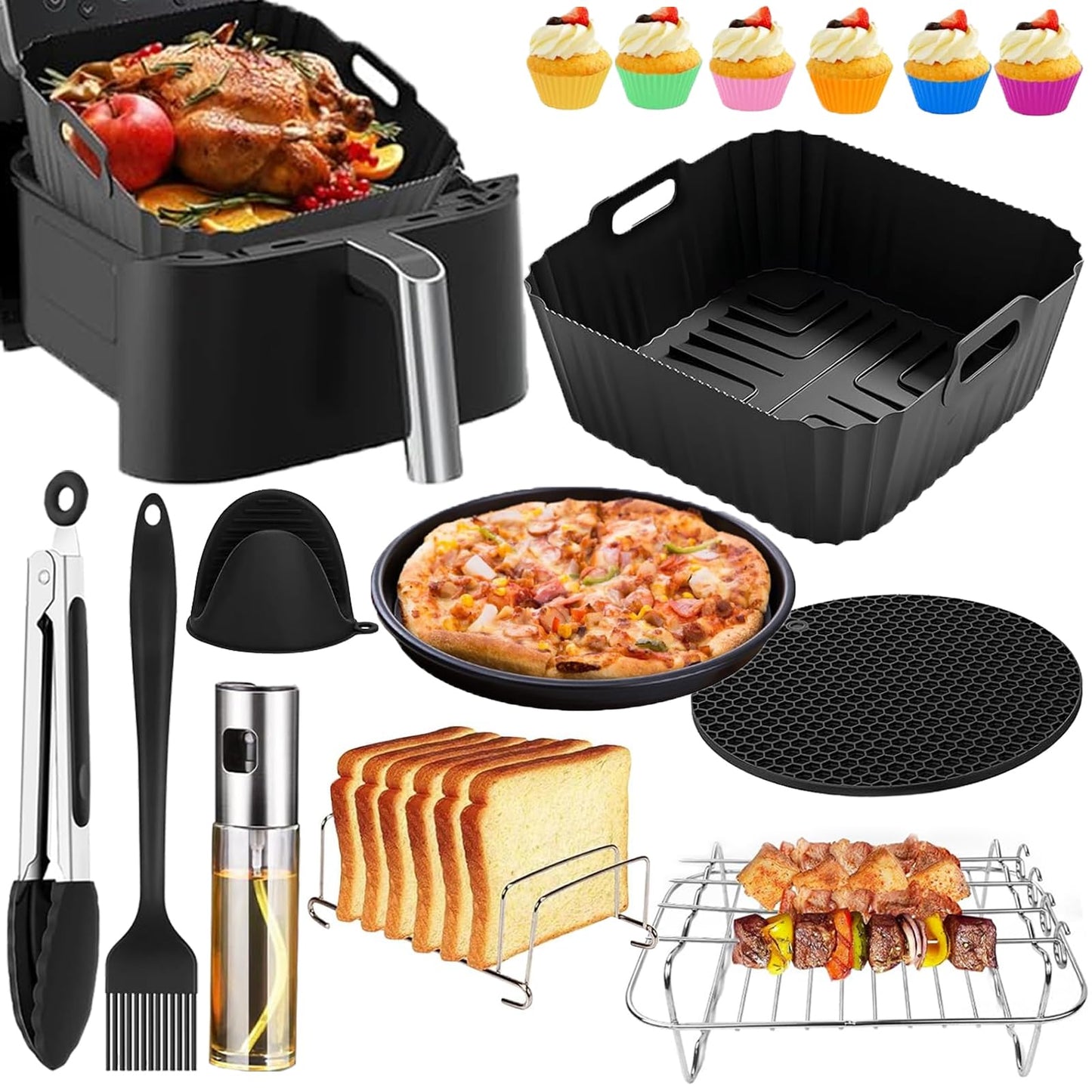Zubehör-Set für Heissluftfritteusen