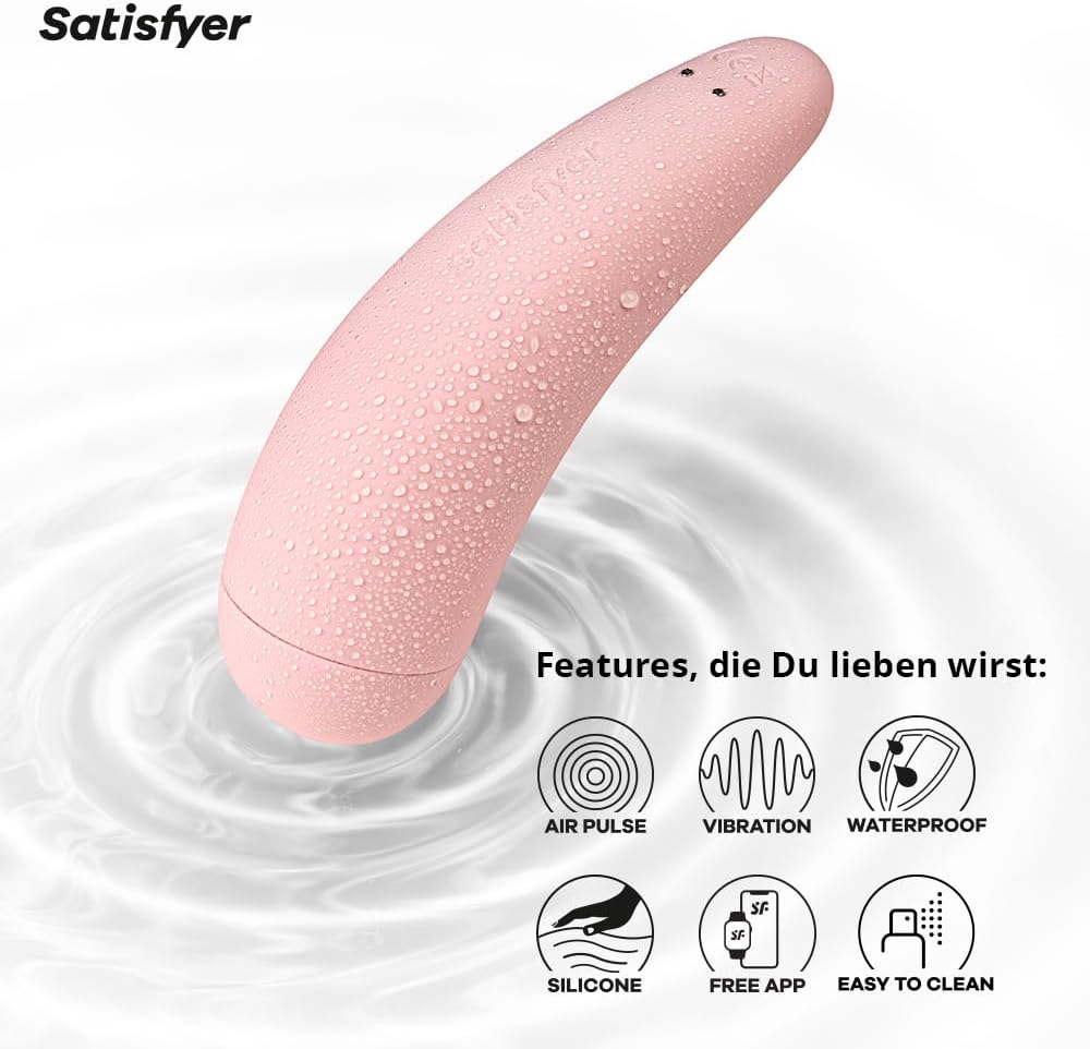 Curvy 2+ Klitoris-Sauger mit App-Steuerung 13,5 cm