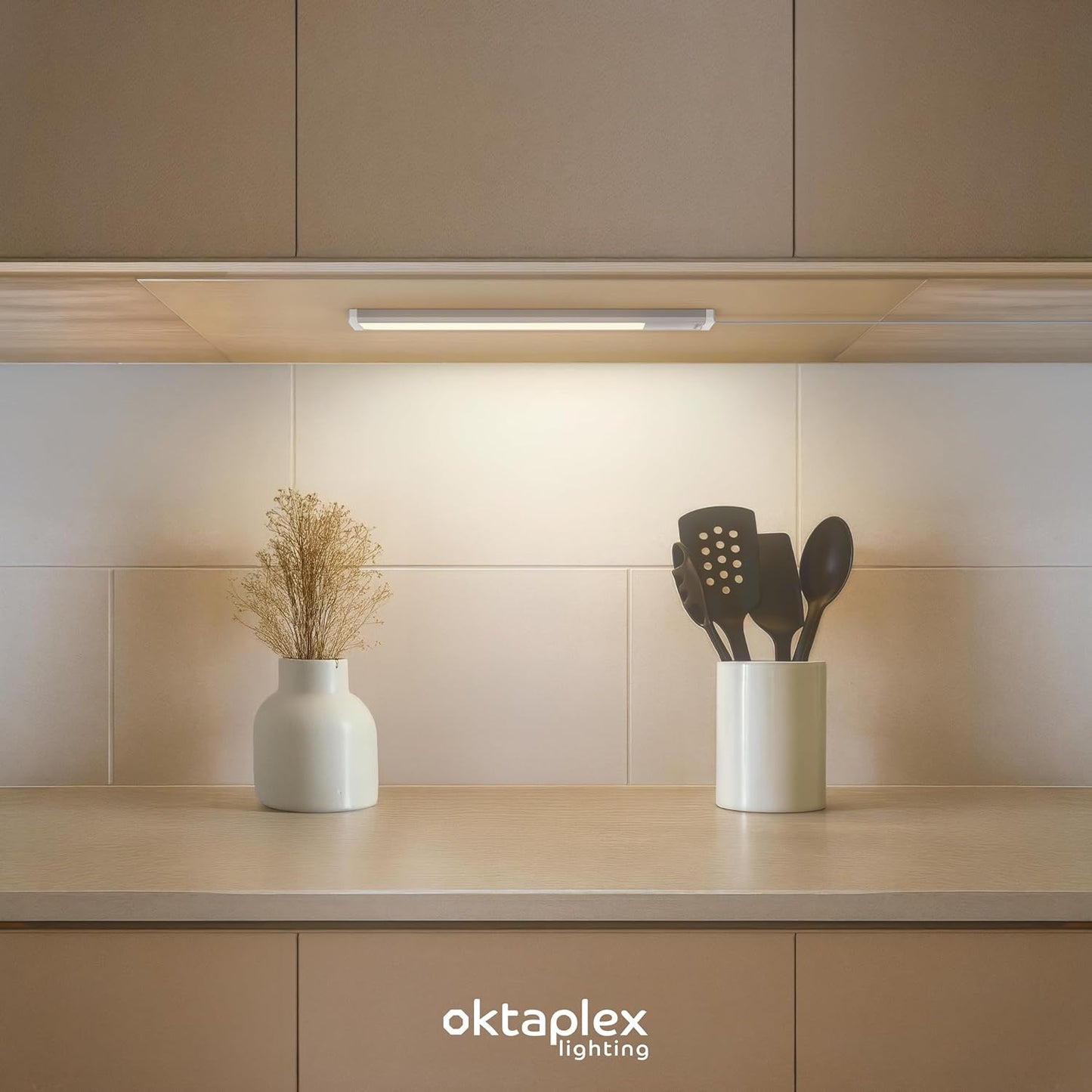 LED Unterbauleuchte Riva mit Schalter, 2 Stück, 40cm, 40cm | 6 W 2 Stück
