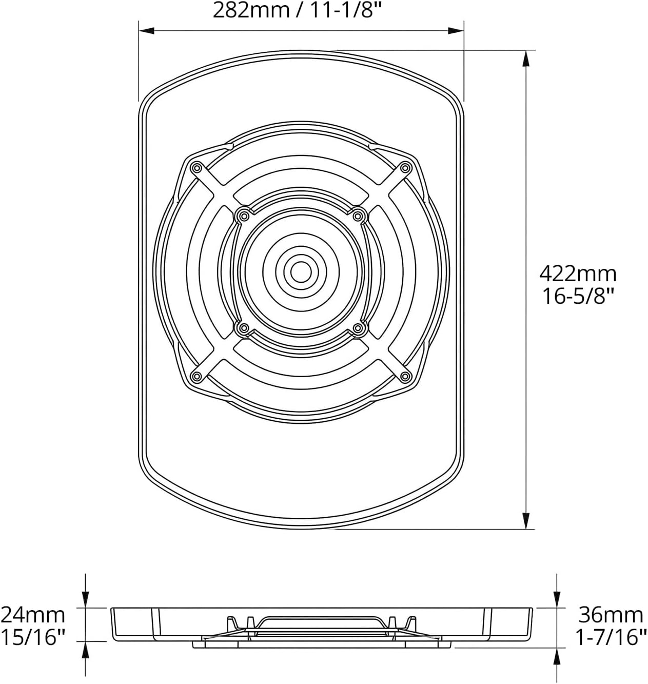 360° Drehbarer Kühlschrank Organizer